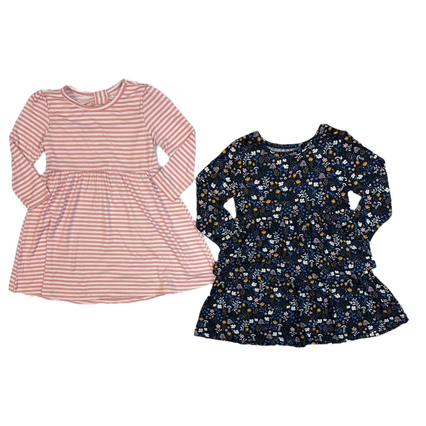 Member's Mark Girl's Super Soft 2 Pack Long Sleeve A-Line Knit Dress - Picture 6 of 9