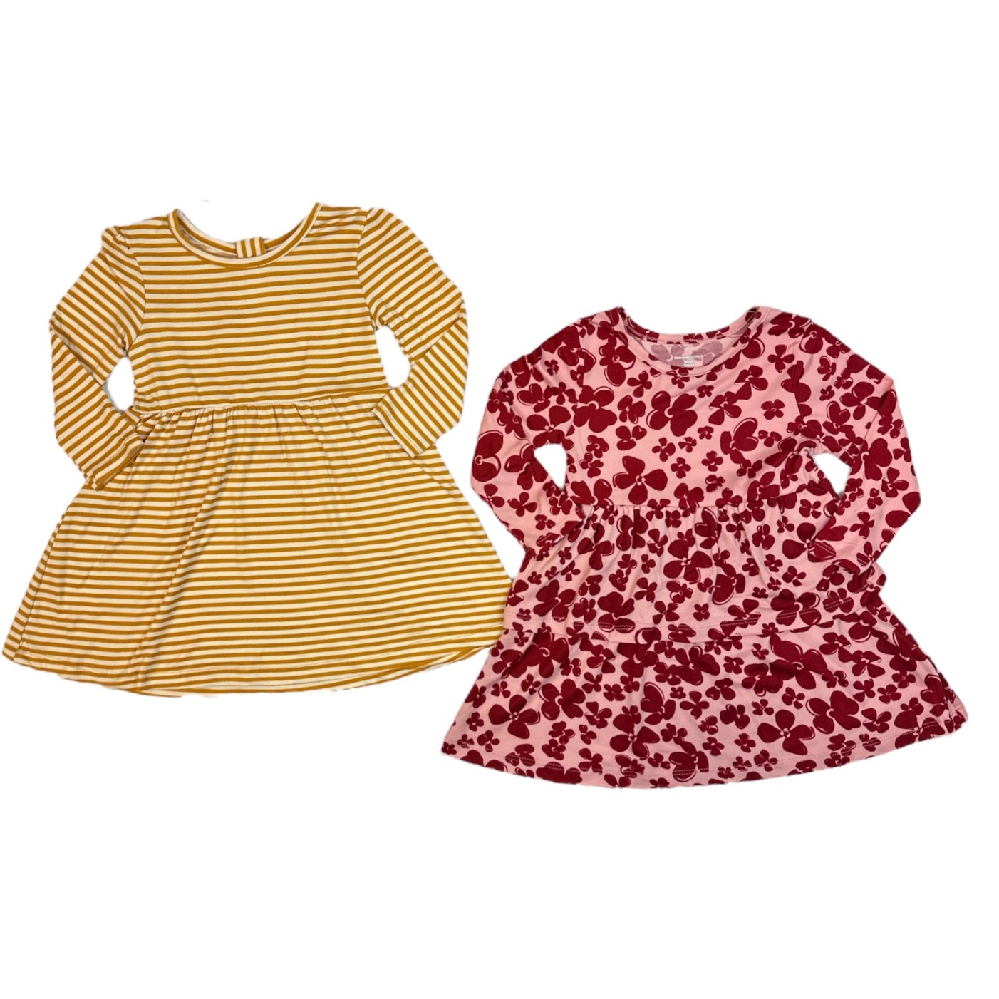 Member's Mark Girl's Super Soft 2 Pack Long Sleeve A-Line Knit Dress - Picture 7 of 9