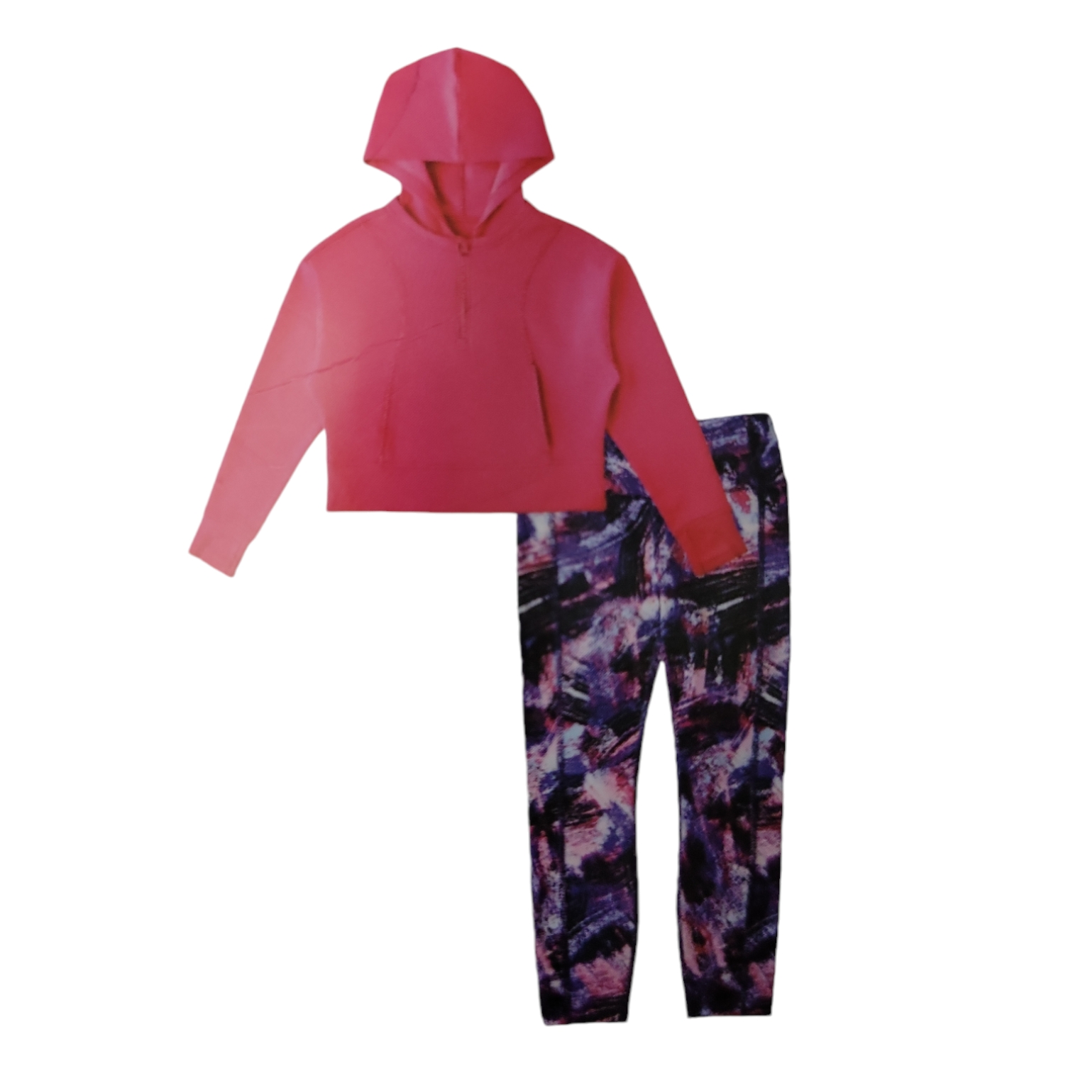 Member's Mark Girl's Long Sleeve Zip Hoodie & Legging Set - Picture 8 of 11