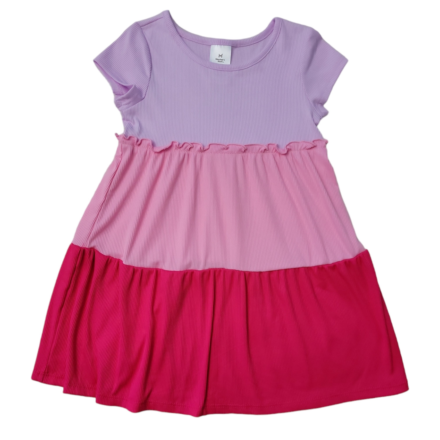 Member's Mark Girl's 3 Pack Soft Lightweight Stretch Summer Dresses - Picture 12 of 13