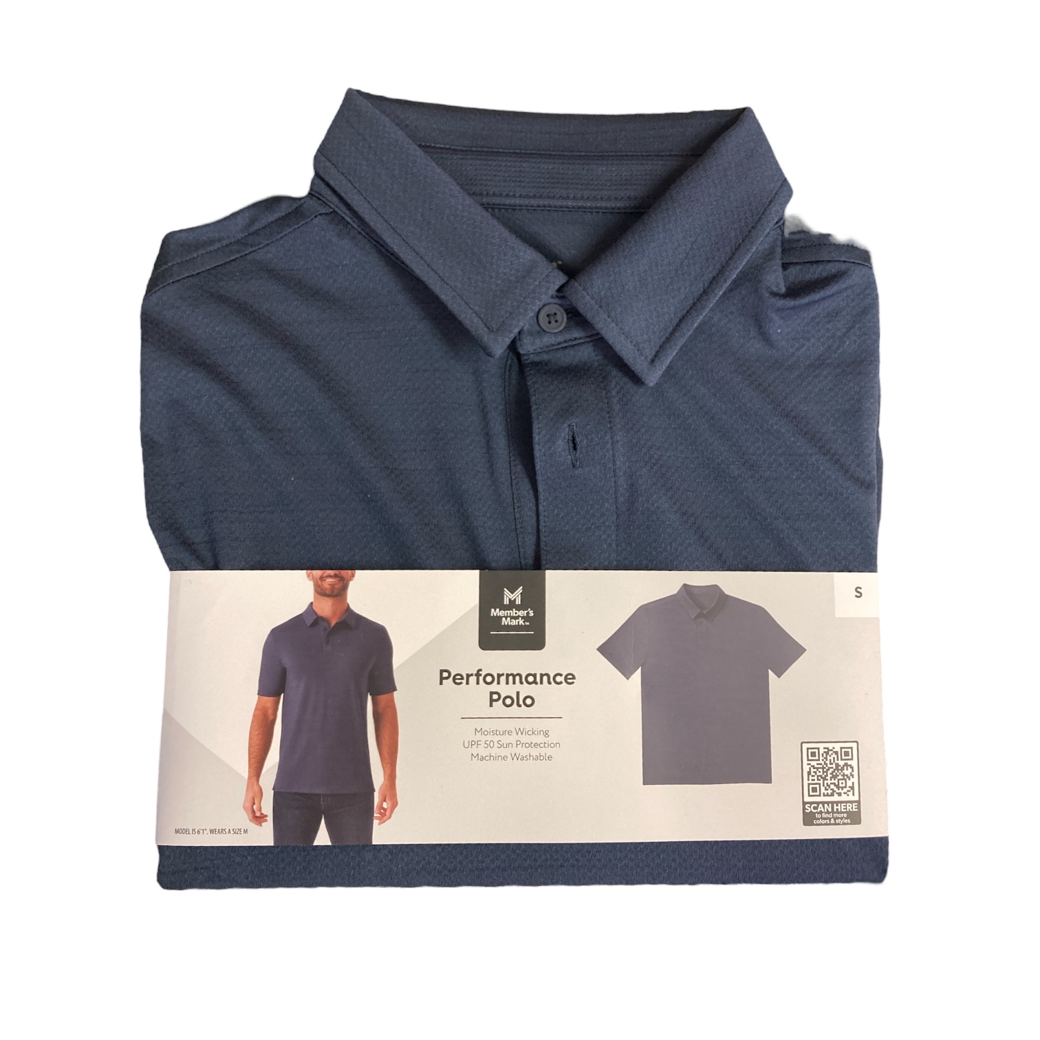 Polo de rendimiento member's Mark de manga corta que absorbe la humedad para hombre - Imagen 7 de 22