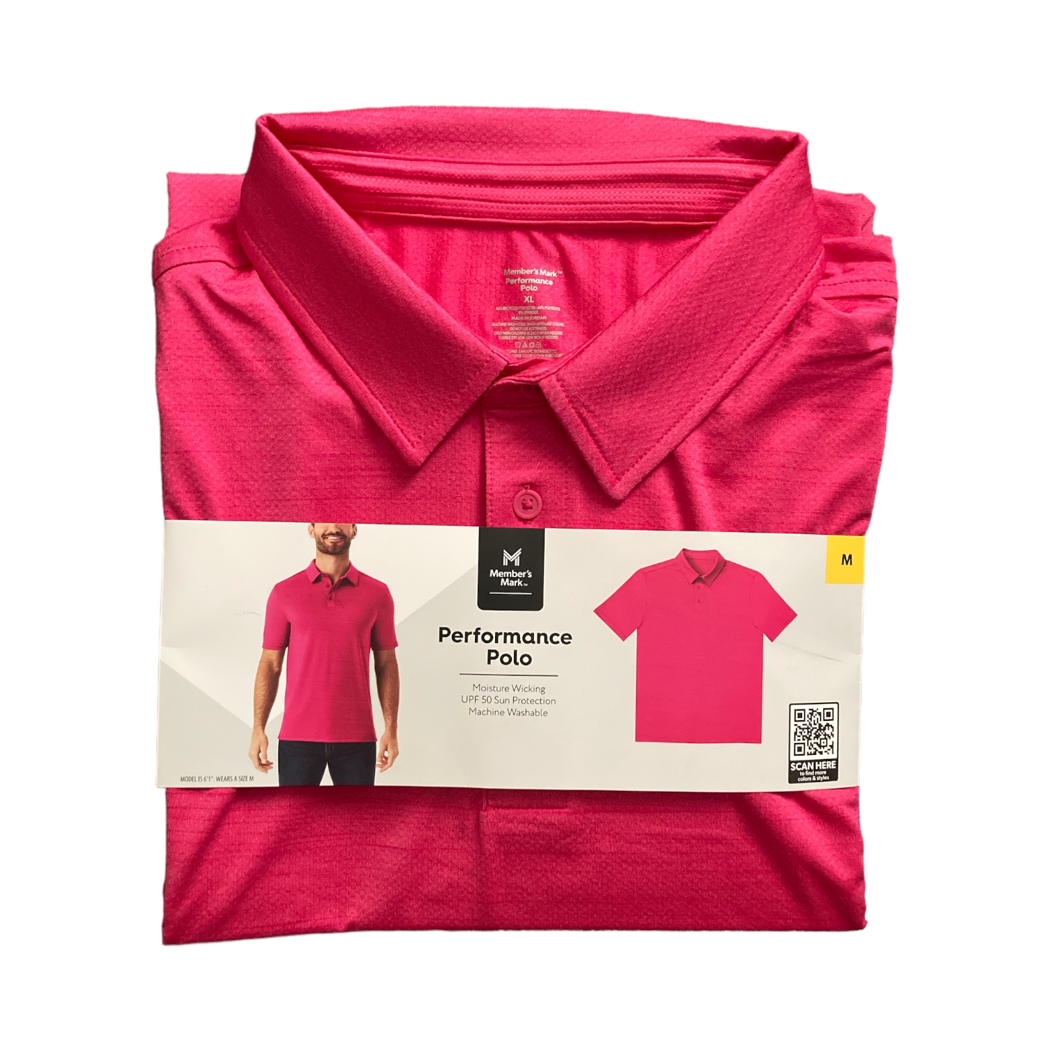 Polo de rendimiento member's Mark de manga corta que absorbe la humedad para hombre - Imagen 14 de 22