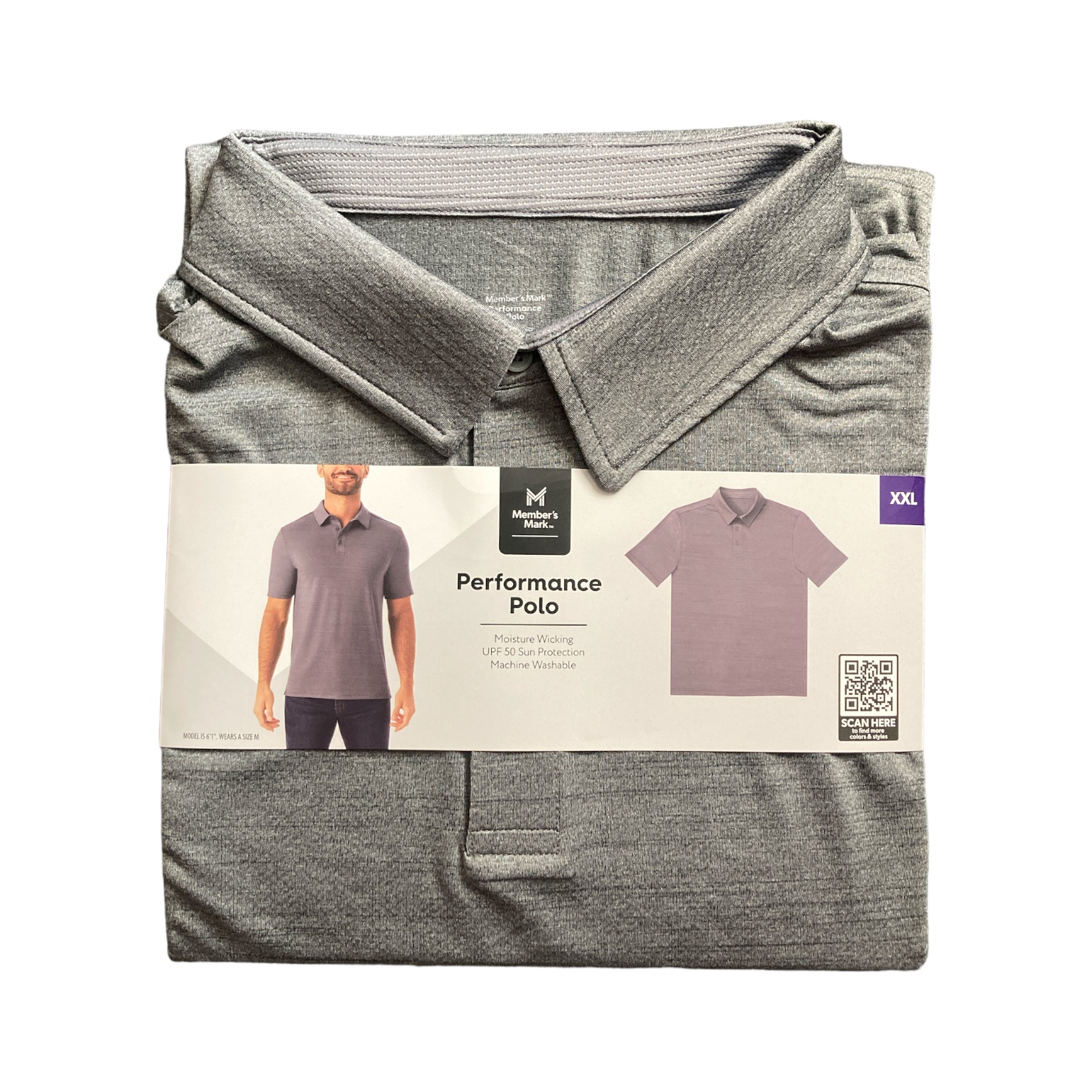 Polo de rendimiento member's Mark de manga corta que absorbe la humedad para hombre - Imagen 15 de 22