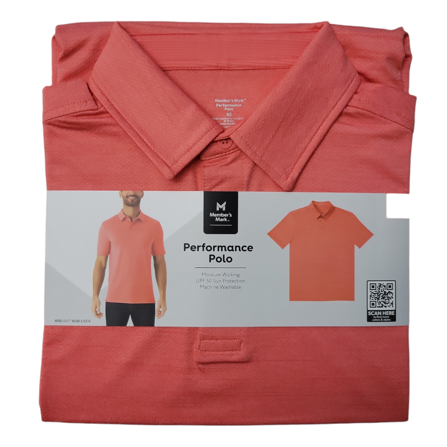 Polo de rendimiento member's Mark de manga corta que absorbe la humedad para hombre - Imagen 11 de 22