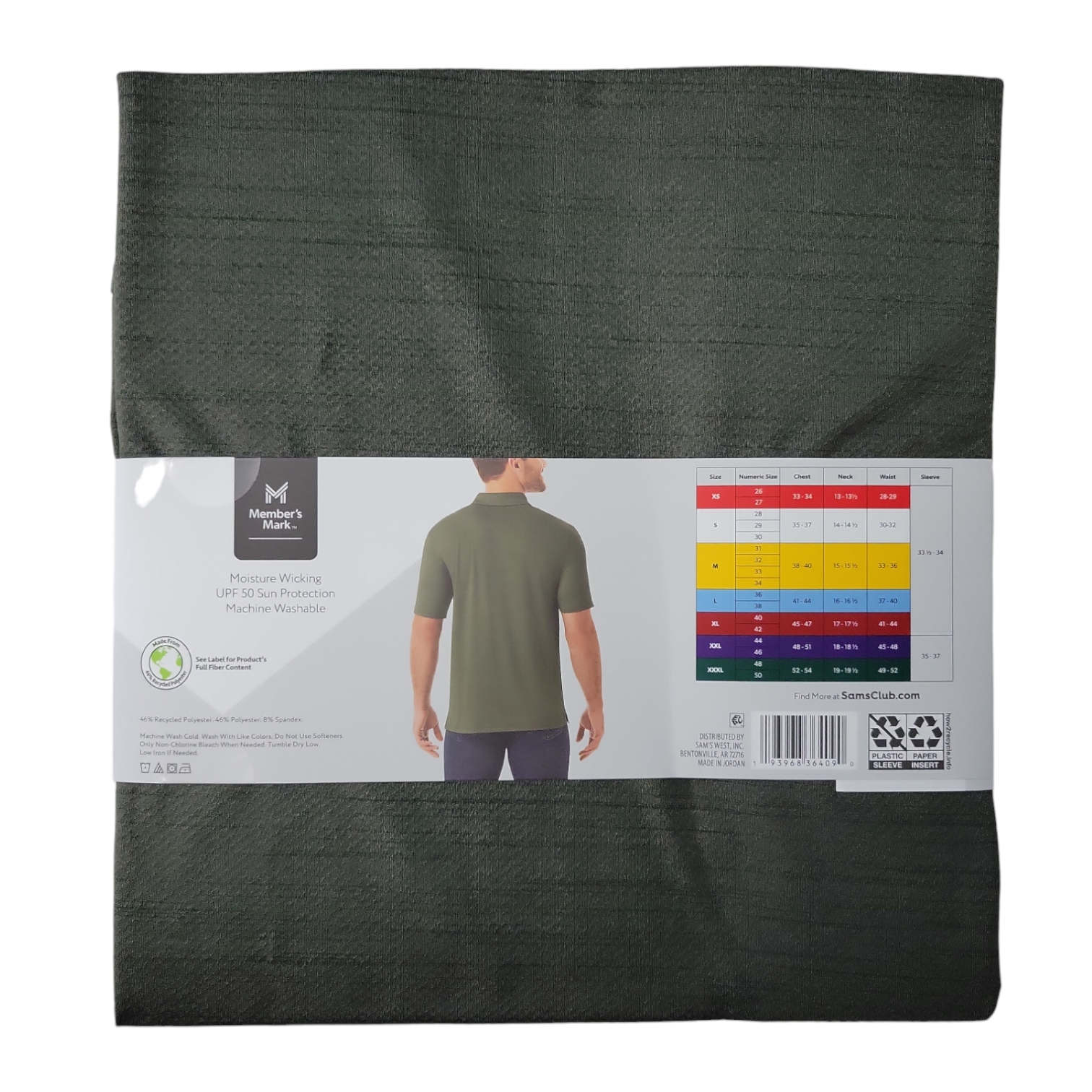 Polo de rendimiento member's Mark de manga corta que absorbe la humedad para hombre - Imagen 17 de 22