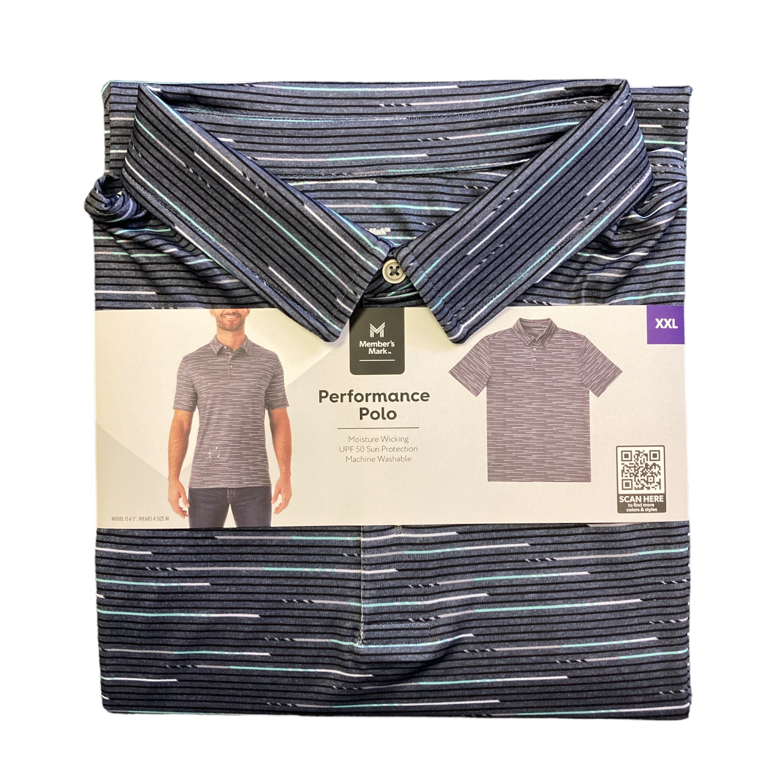 Polo de rendimiento member's Mark de manga corta que absorbe la humedad para hombre - Imagen 13 de 22