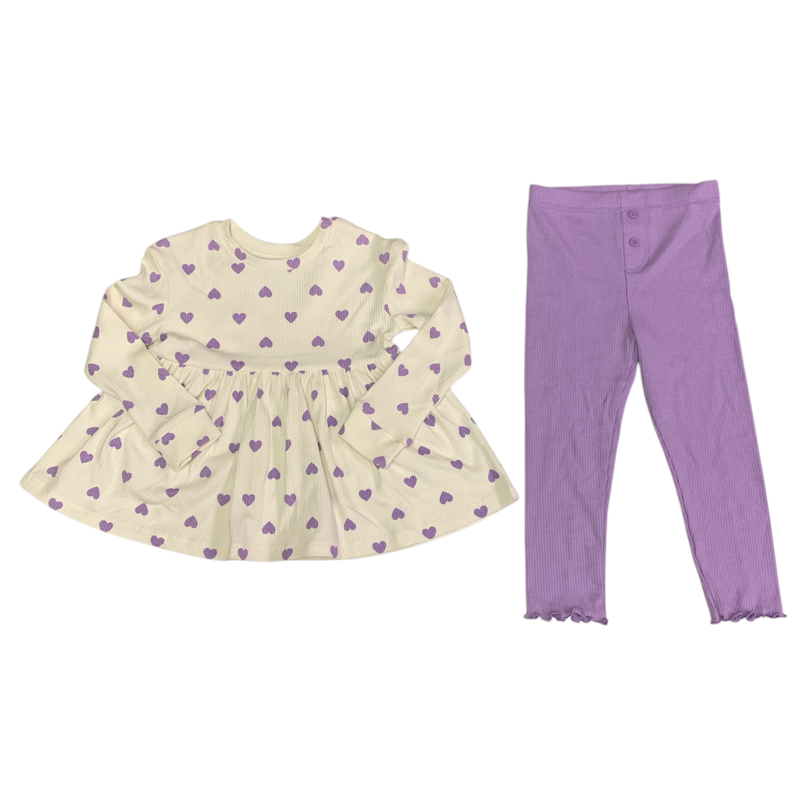 Member's Mark Girls 2-Piece Long-Sleeve Shirt Jogger Playwear Set - Picture 10 of 15