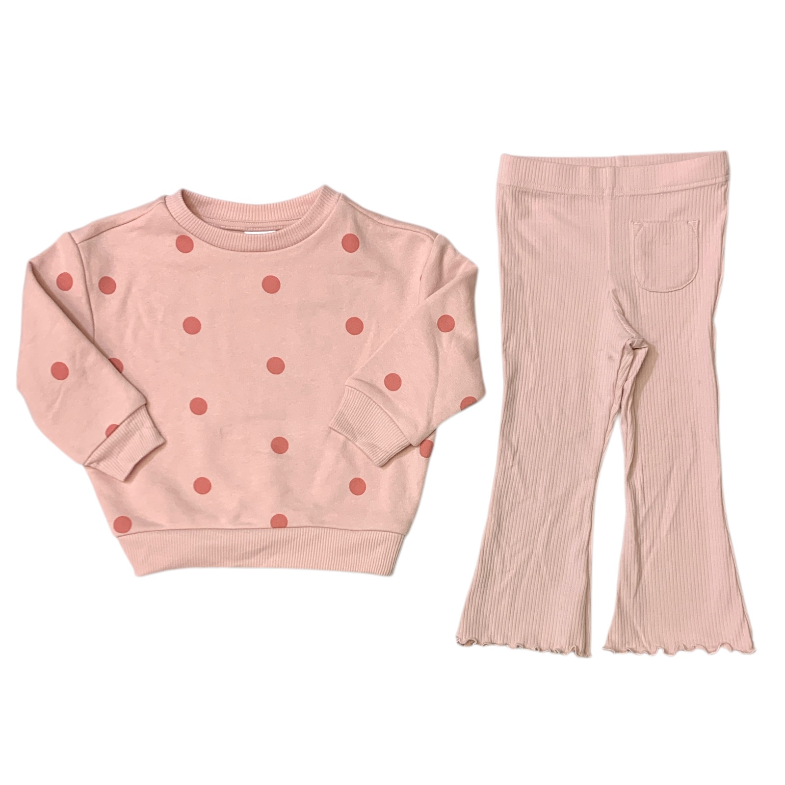 Member's Mark Girls 2-Piece Long-Sleeve Shirt Jogger Playwear Set - Picture 14 of 15