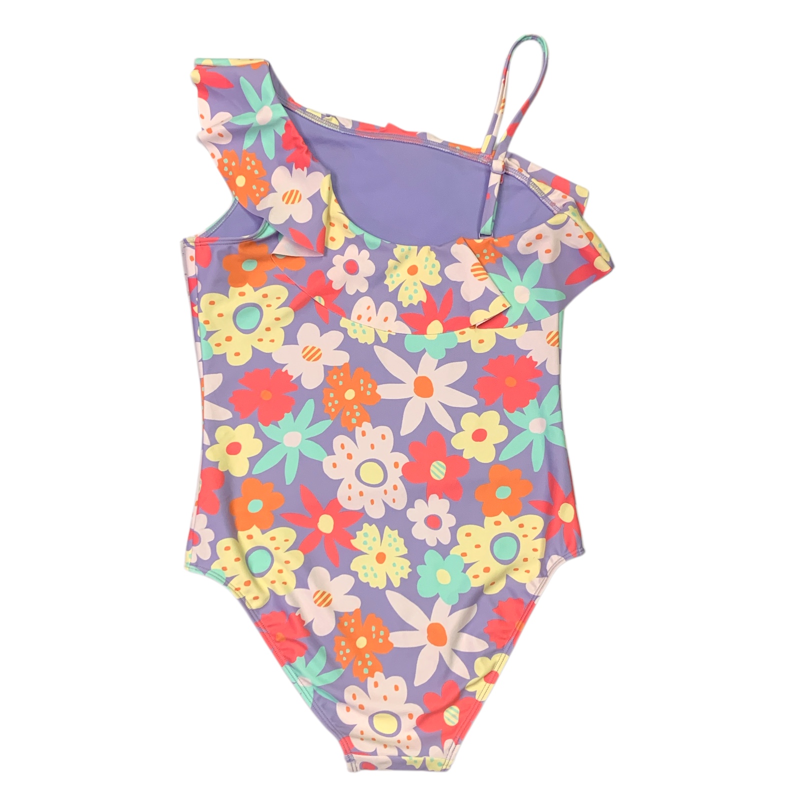 Member's Mark Girls Asymmetric Lined One-Piece Swimsuit - Picture 7 of 7