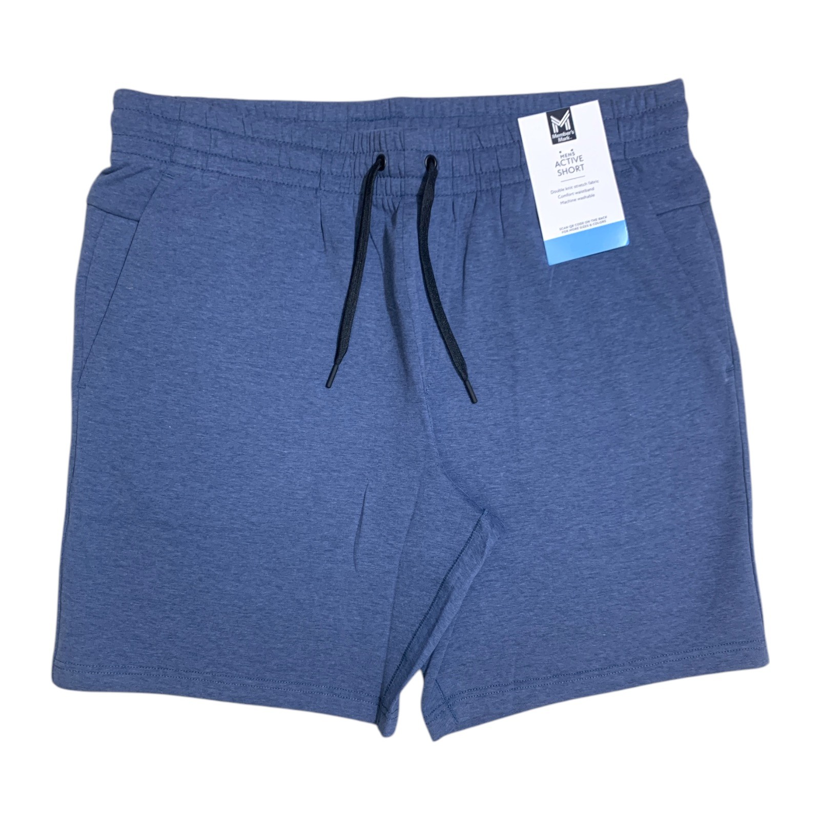 Members Mark Mens Active Short Double Knit Stretch Fabric Comfort Waistband 2490₽