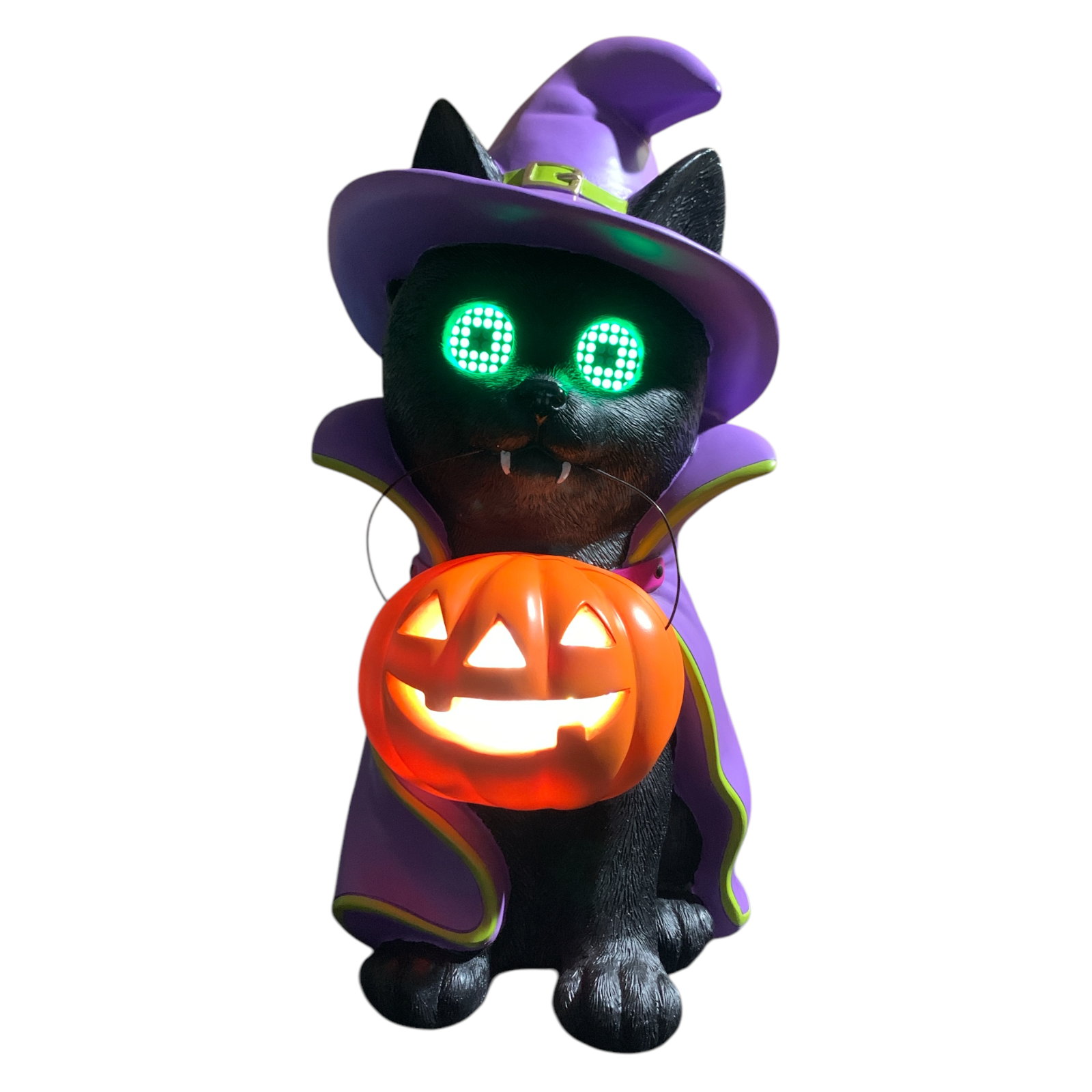 Member's Mark Pre-Lit Halloween Kostüm Haustier Deko mit LCD Augen und LED Kürbis - Bild 9 von 13