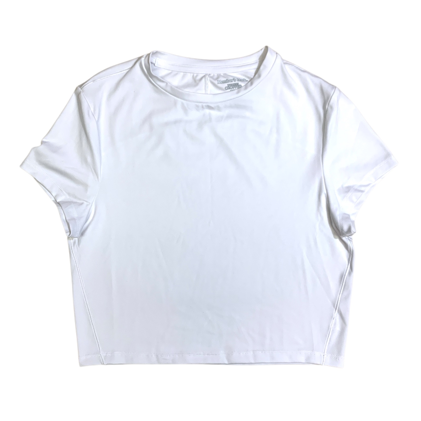 Member’s Mark Womens Cropped Tee, Moisture Wicking, Machine Washable