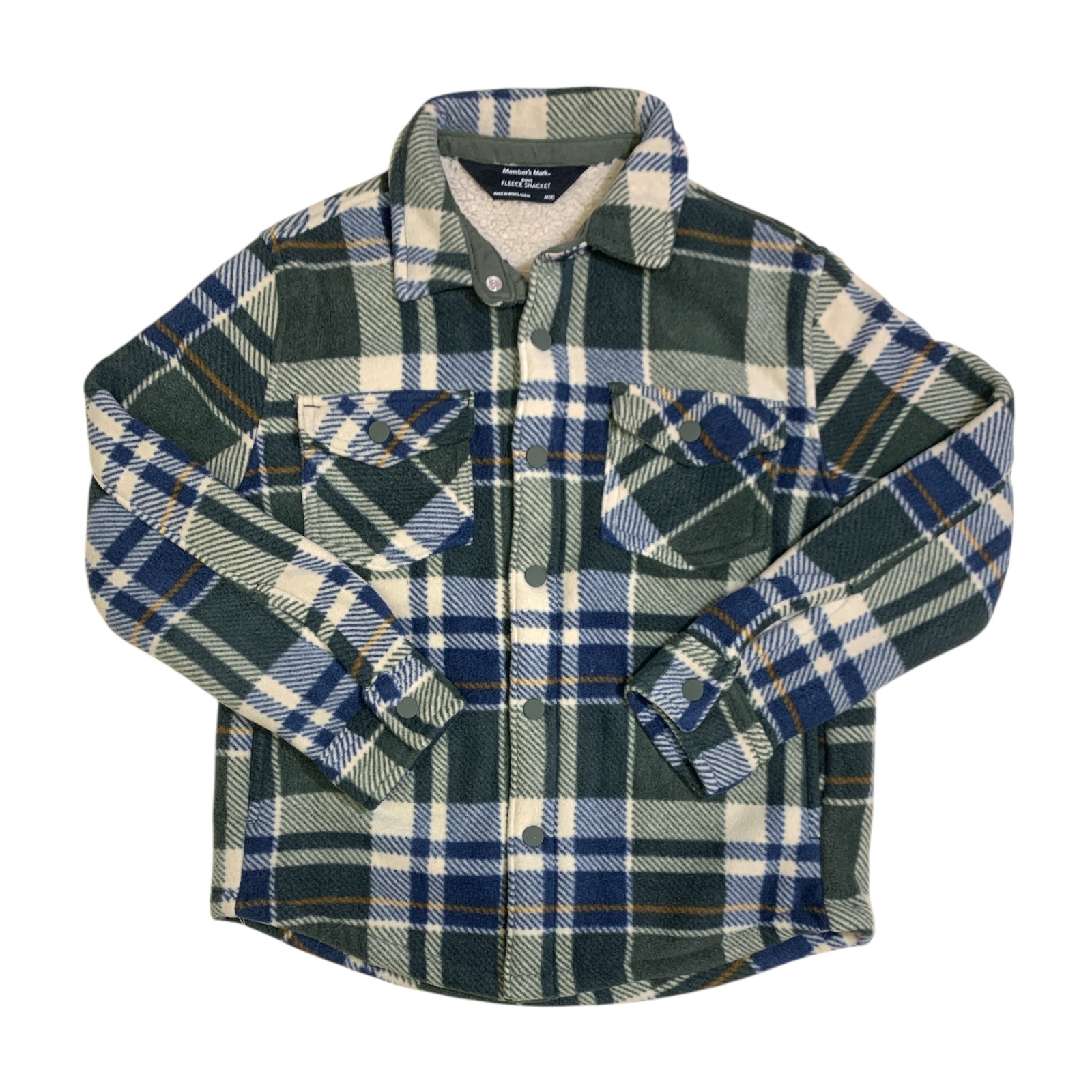 Member's Mark Boys Fleece Shacket, Sherpa Lined with Side Pockets | eBay
