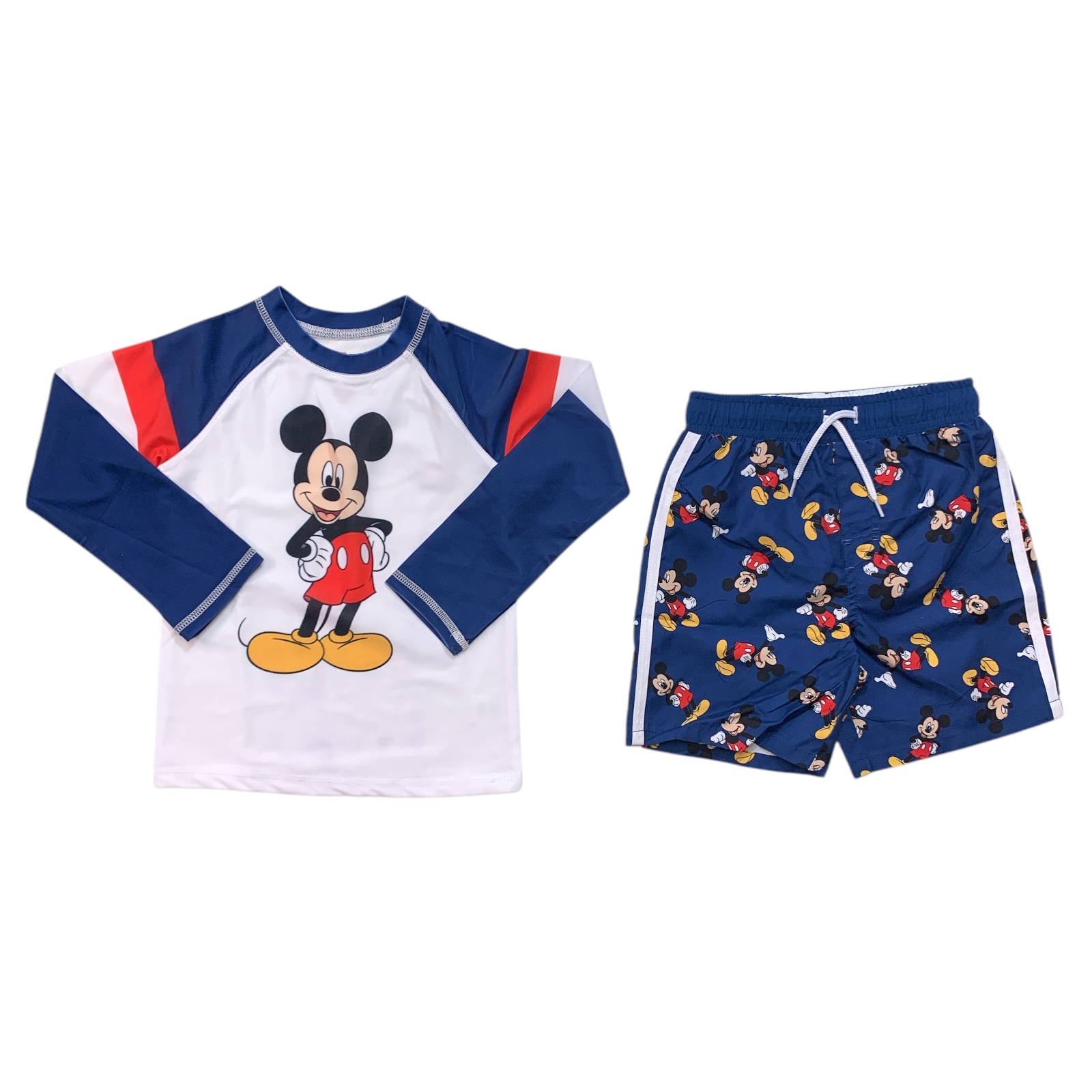 Character Toddler Boys 2-Piece Rashguard and Swim Trunk Set - Picture 6 of 9