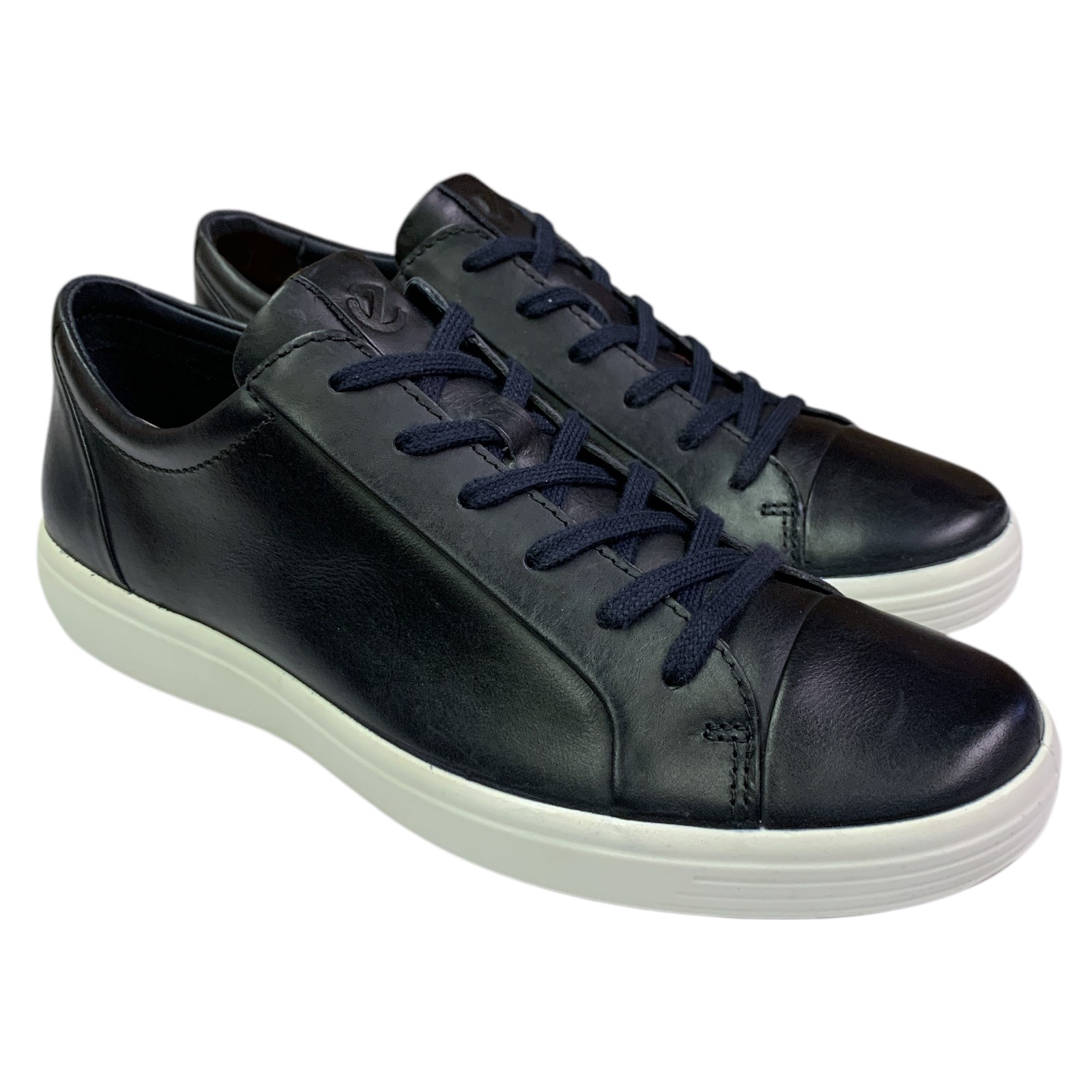 ECCO Men's Soft 7 City Full Grain Leather Sneaker with Leather Molded Insole - Picture 8 of 13