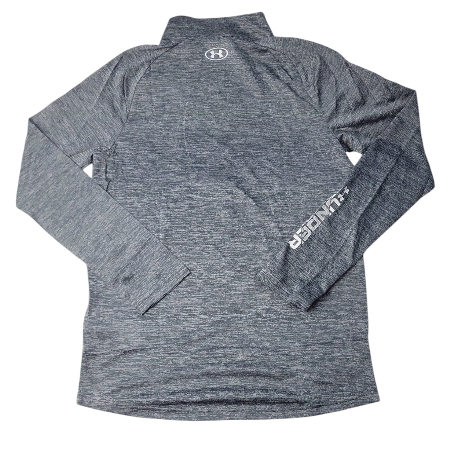 Under Armour Youth Boy's Big Logo 1/2 Zip Long Sleeve Tech Pullover, 1366377 - Picture 4 of 4