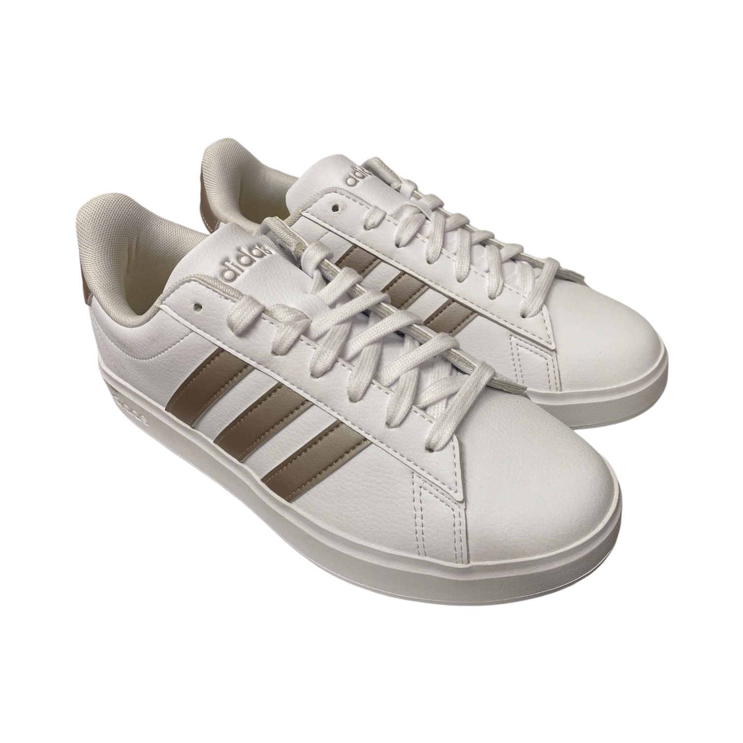 Adidas Women's Lace Up Grand Court 2.0 Cloudfoam Lifestyle Low-Top Shoes - Picture 8 of 13