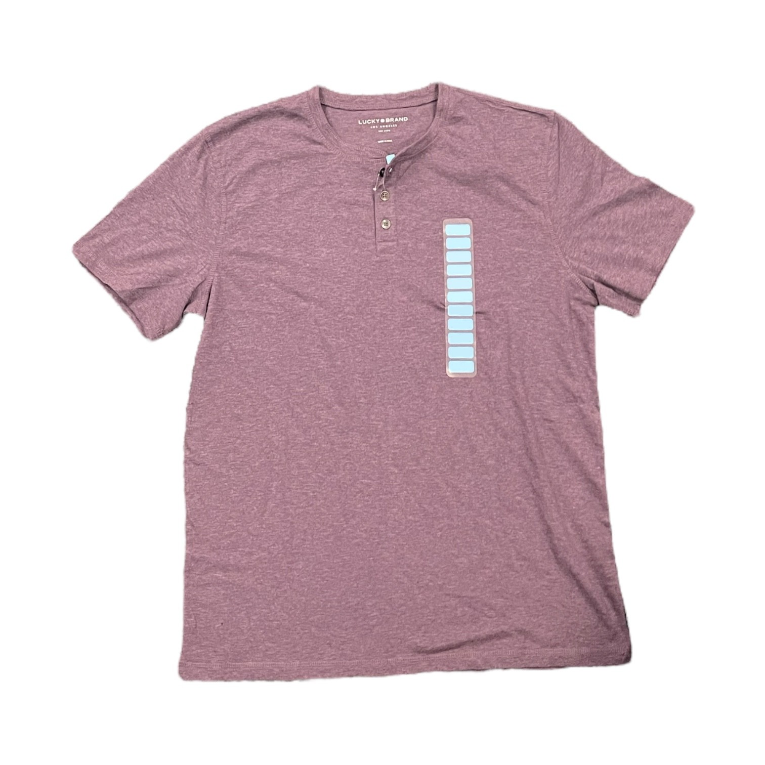 Lucky Brand Men’s Short Sleeve Henley Three Button Tee
