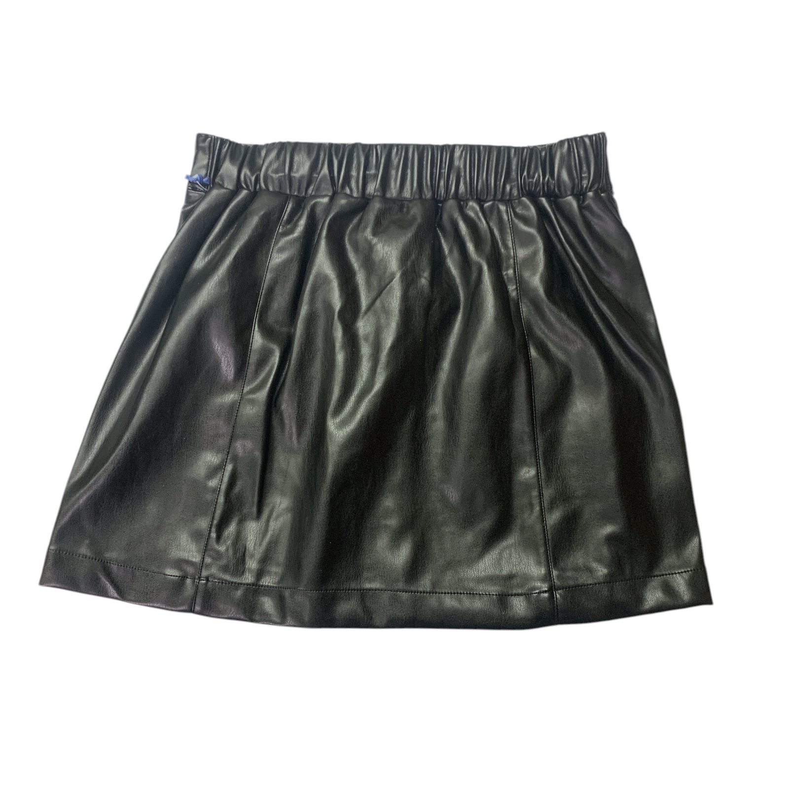 Limited Too Girls Faux Leather Zip/Snap Closure Undershorts Skirt - Picture 4 of 7