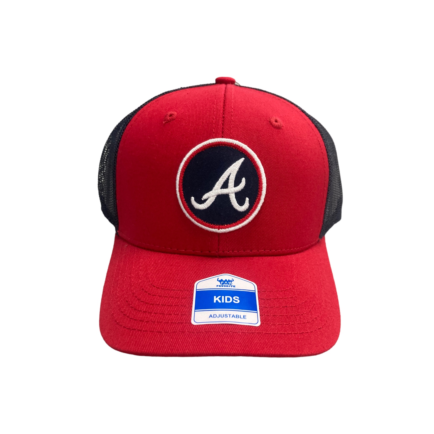 Genuine Merchandise Fan Favorite Kid's Atlanta Braves Logo Truck Hat - Picture 2 of 9