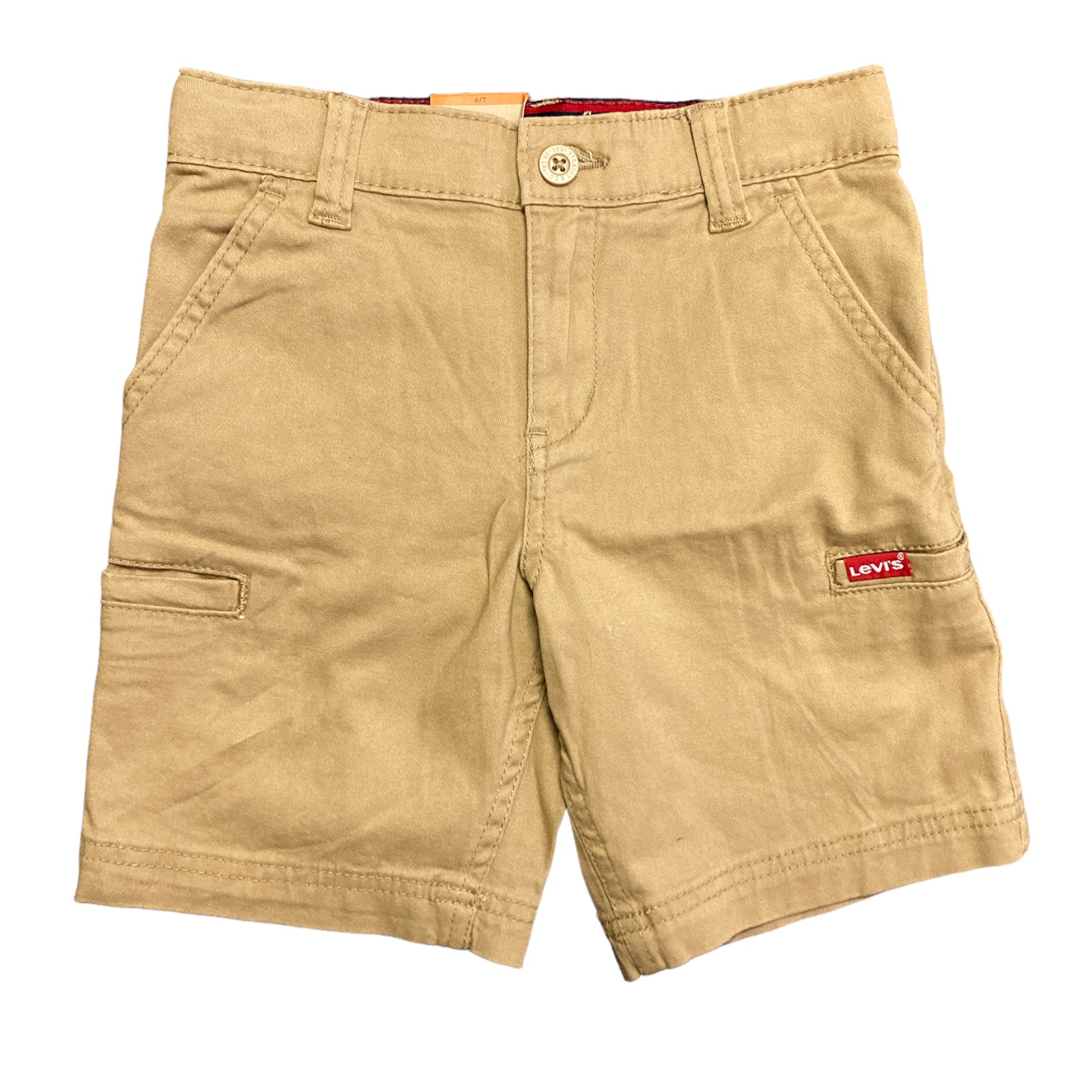 Levi's Boy's Youth Durable Twill Pockets Adjustable Waist Cargo Short - Picture 3 of 4