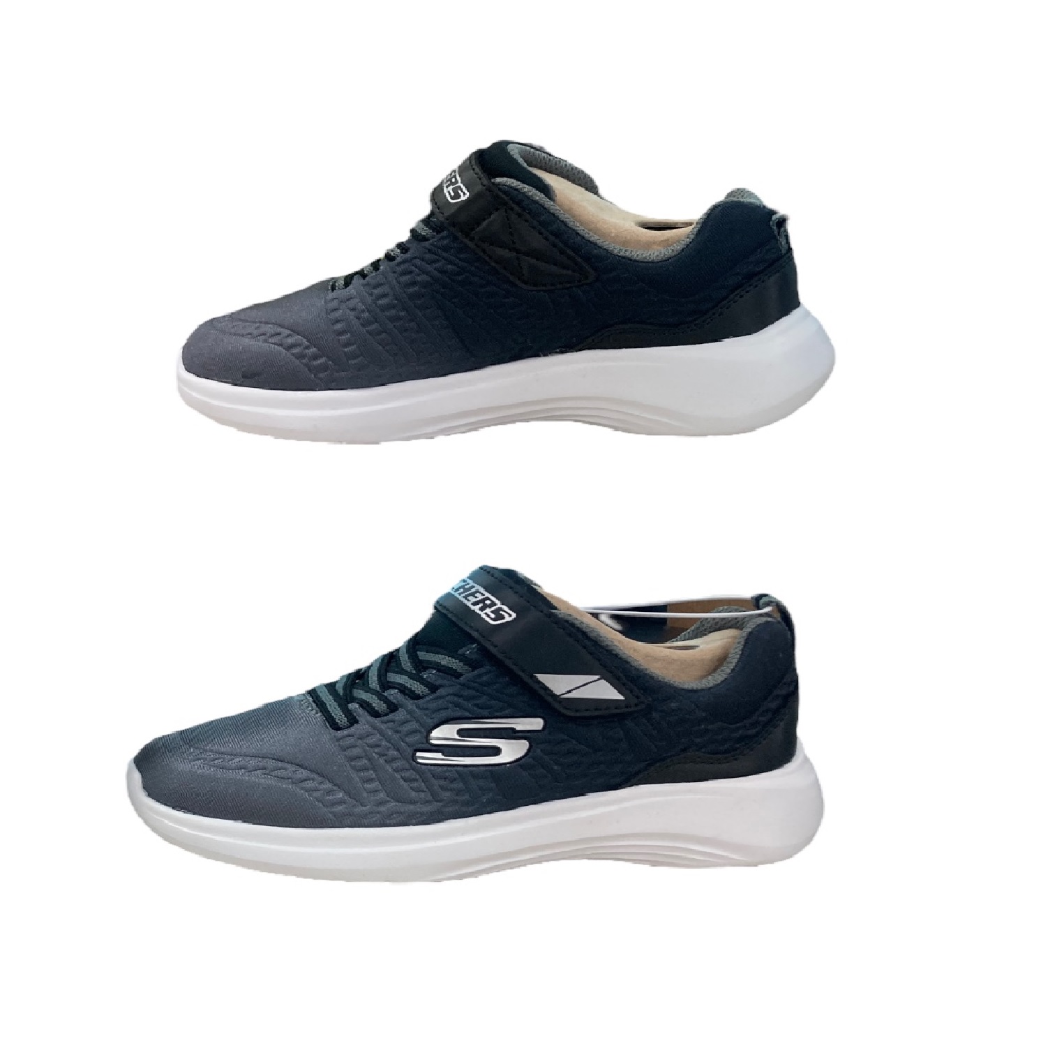 Skechers Boy's Lace Up with Adjustable Strap Sweet Slip On Sneaker - Picture 6 of 7