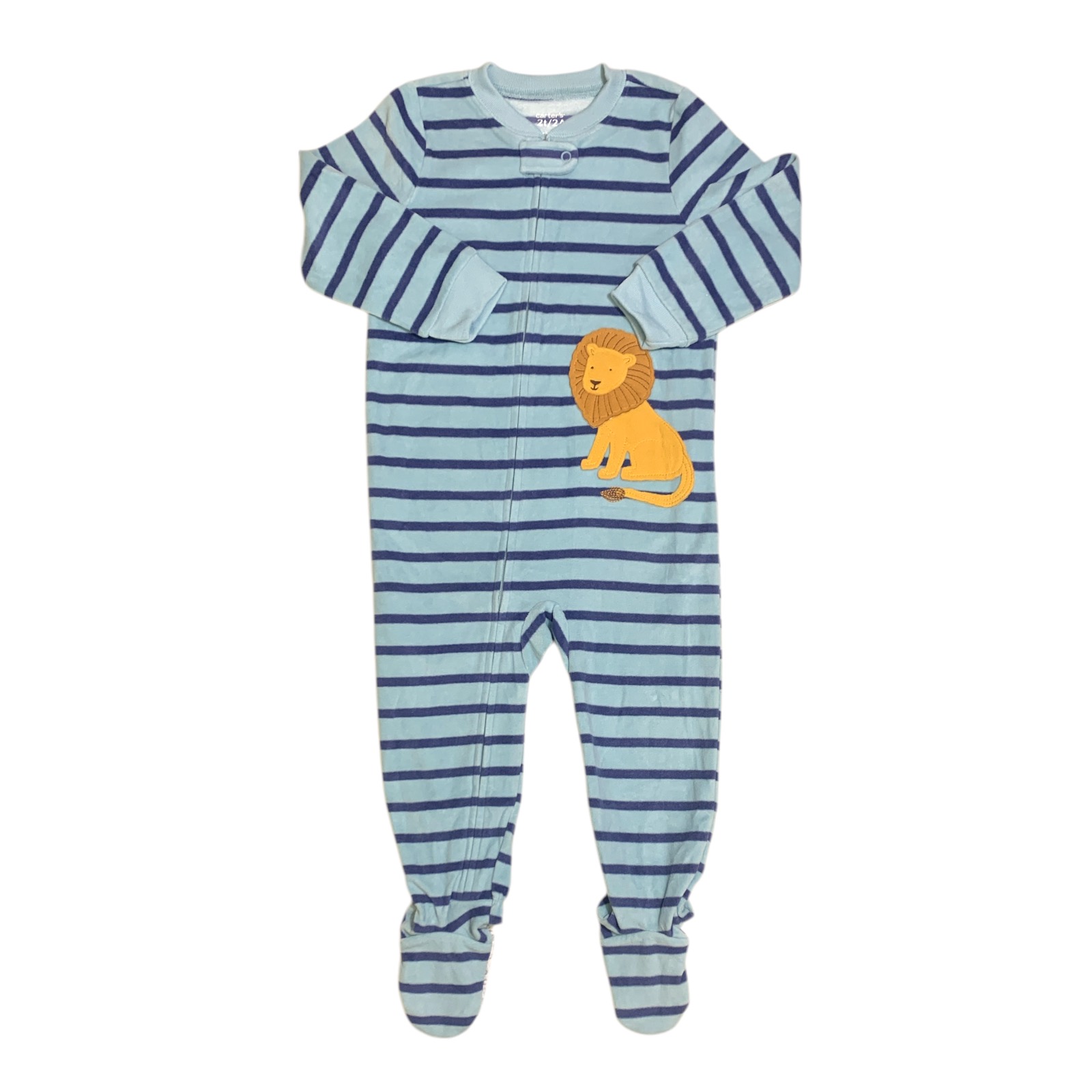 Carter’s Baby and Toddler Boys Fleece Footie Pajama, Full Zip, Polyester