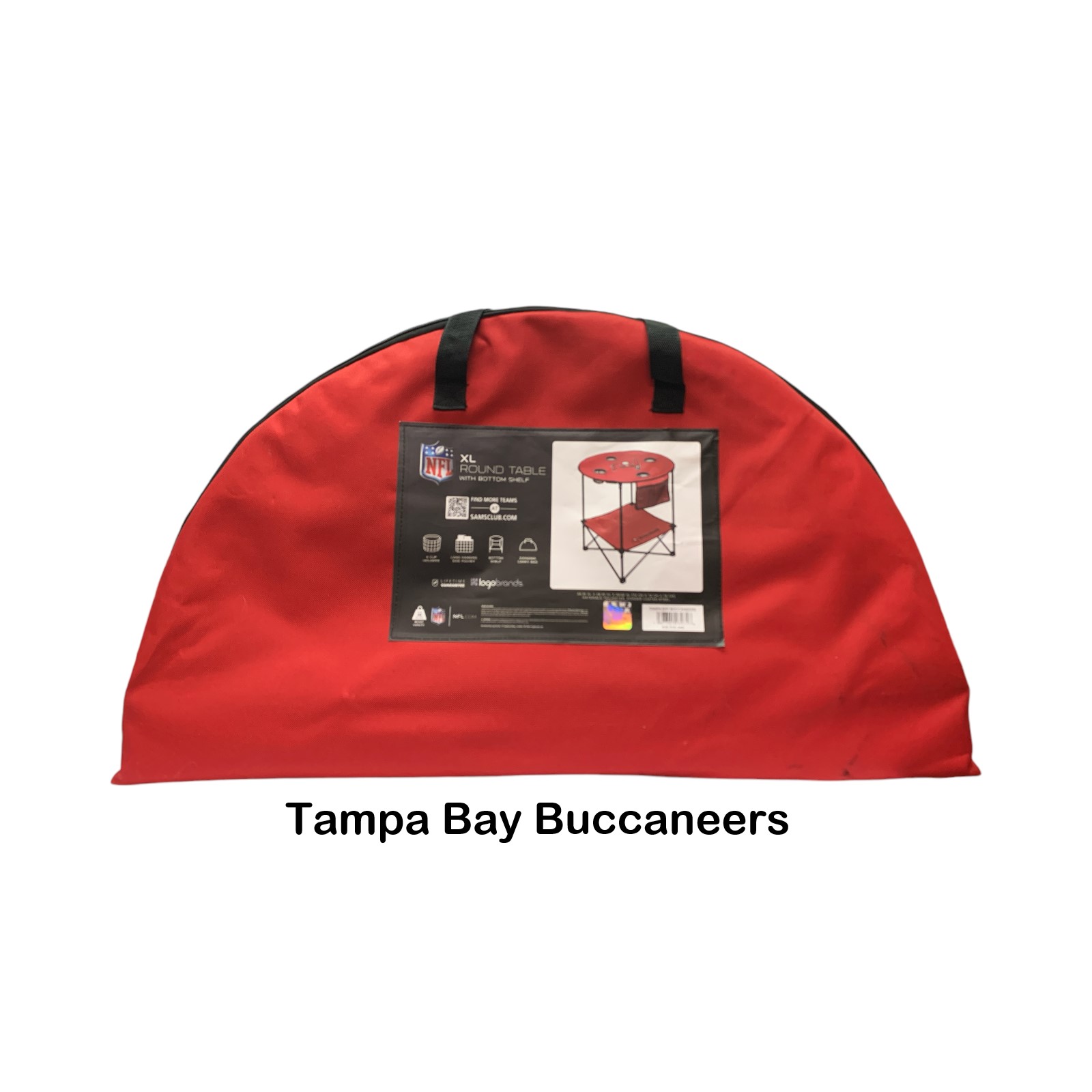 Логотип брендов NFL XL Складной и переносной круглый стол с нижней полкой 10490₽
