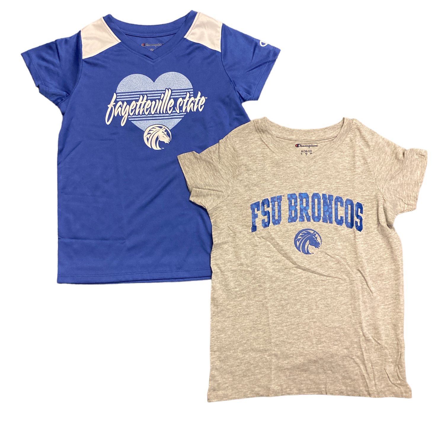 Champion Youth Girl's 2 Pack Short Sleeve Team Logo T Shirt - Picture 9 of 9