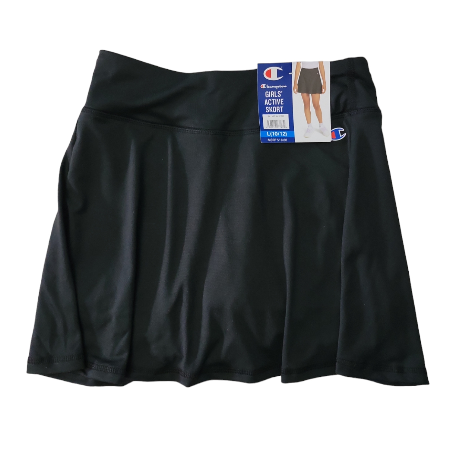 Champion Girl's Elastic Waist Stretch Classic Active Skort - Picture 2 of 11