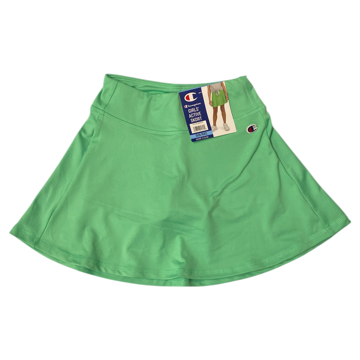 Champion Girl's Elastic Waist Stretch Classic Active Skort - Picture 4 of 11