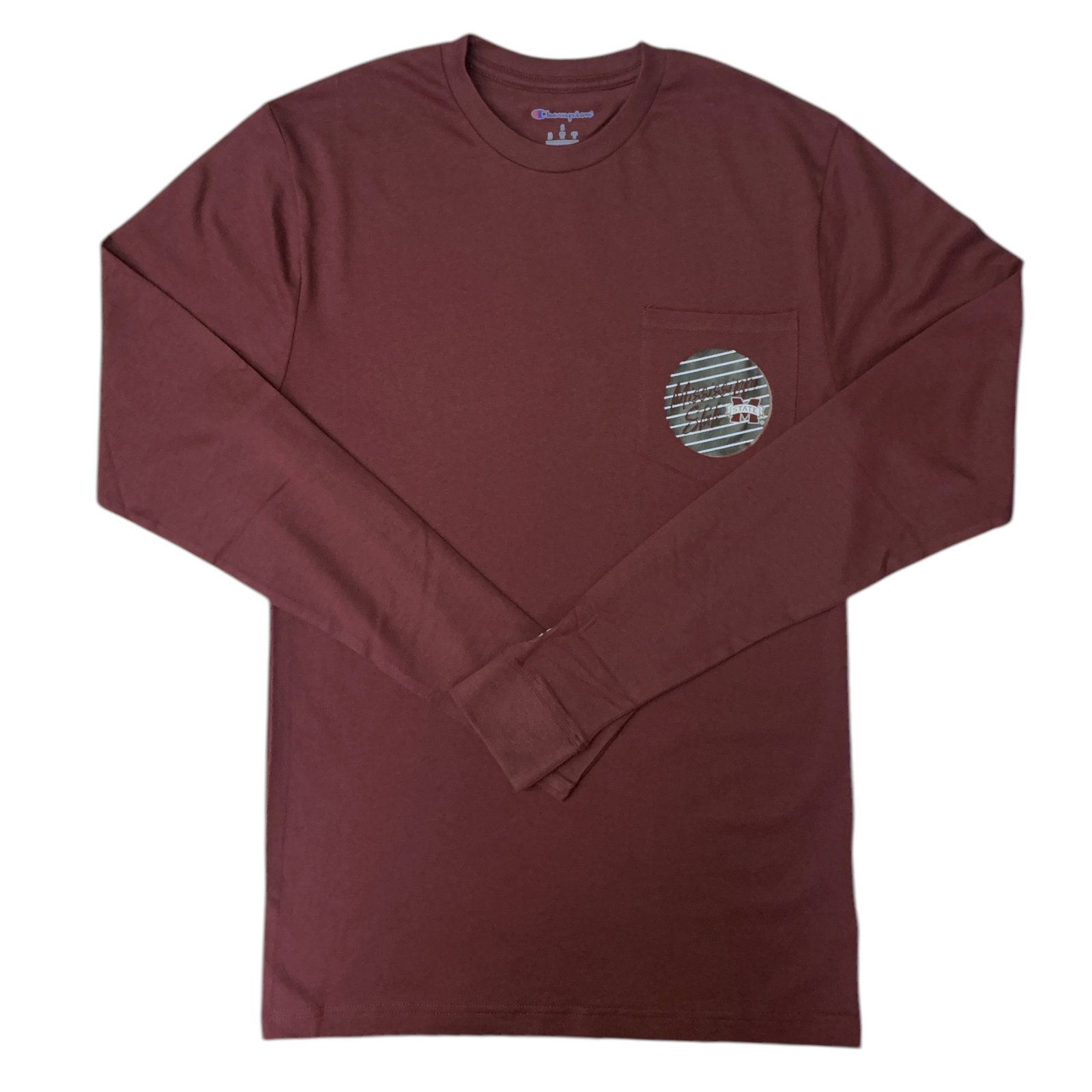 Champion Unisex "Game Day Vibes" Graphic Print Long Sleeve T-Shirt - Picture 7 of 8