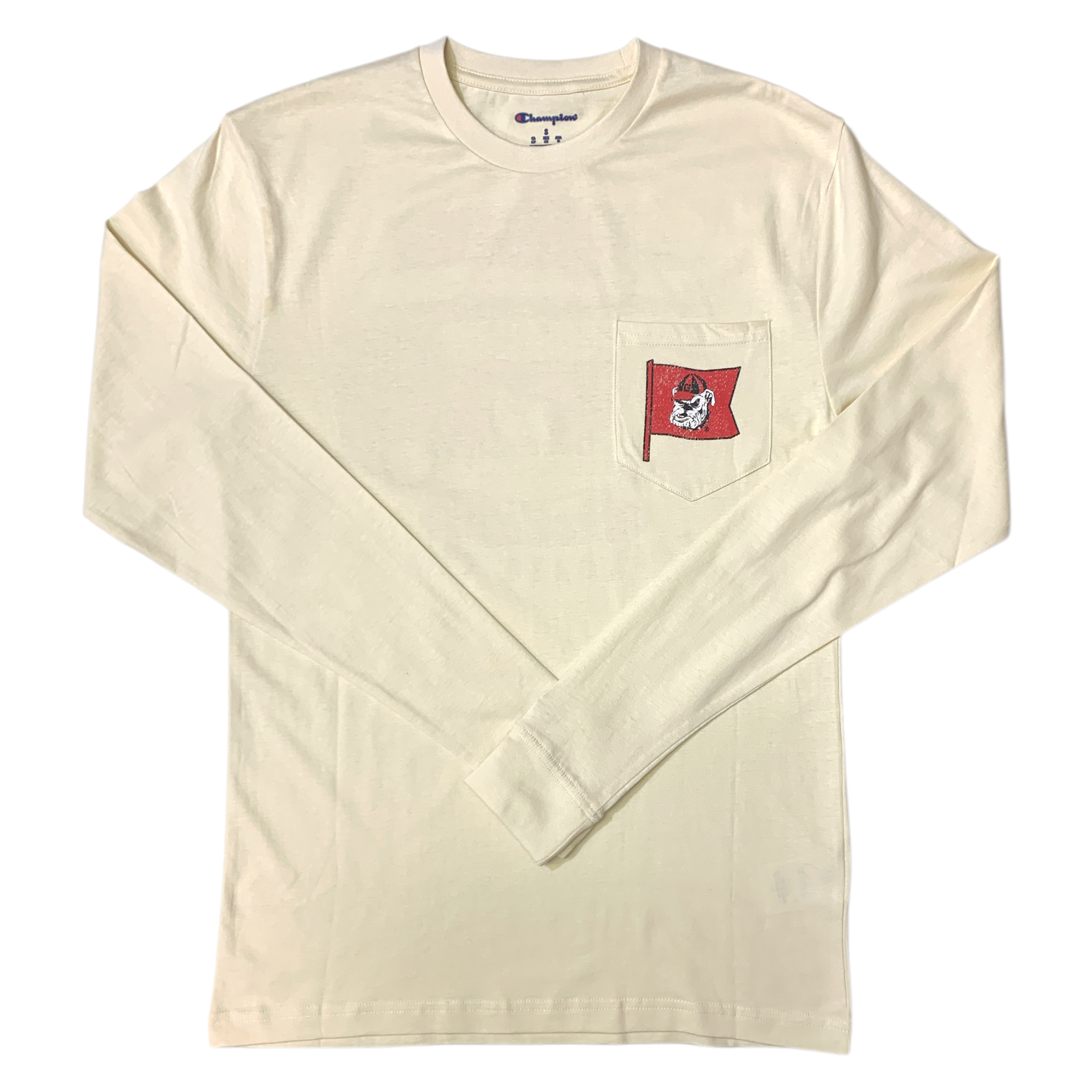 Champion Unisex “Tailgate Crew” Graphic Print Long Sleeve T-Shirt