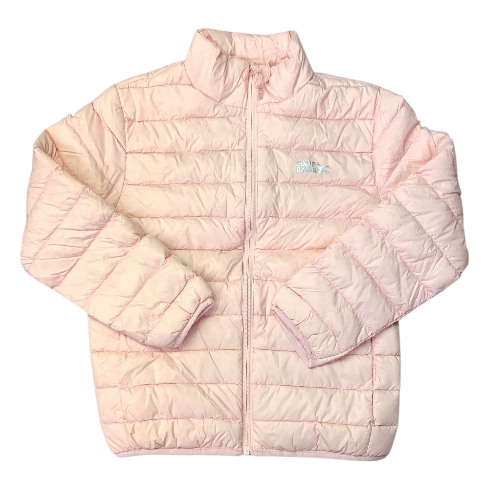 Eddie Bauer Girl's Lightweight Full-Zip Packable Jacket - Picture 6 of 7