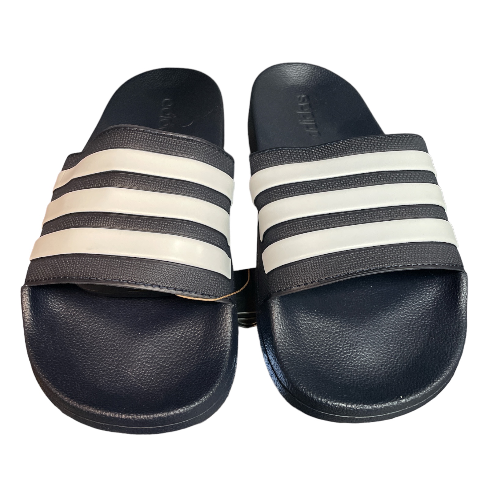 Adidas Para Hombre Adilette Ligero Acolchado Fácil Deslizable Sandalia de Ducha Deslizable - Imagen 9 de 19