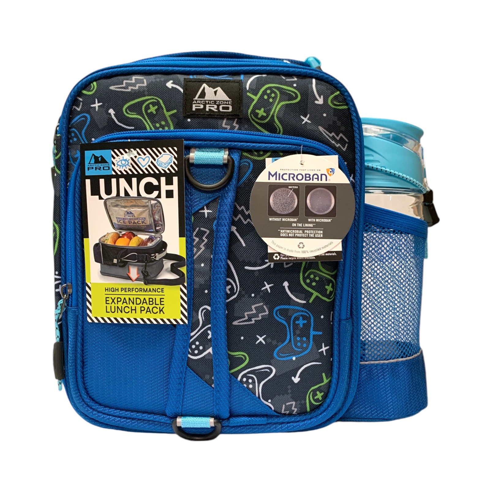 Arctic Zone Pro Lunch Pack Isolante Espandibile, con Contenitori e Bottiglia per Alimenti - Foto 4 di 11