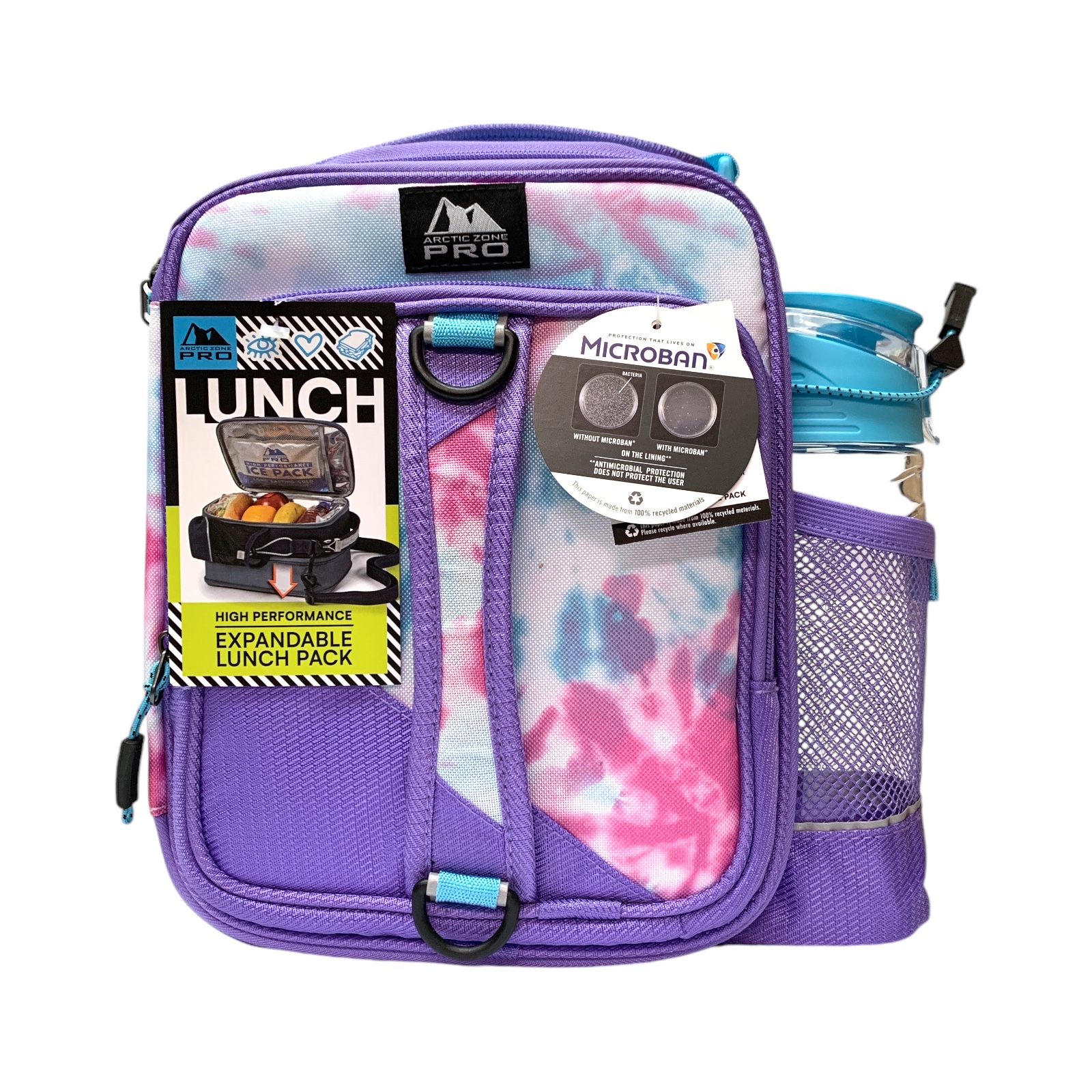 Arctic Zone Pro Lunch Pack Isolante Espandibile, con Contenitori e Bottiglia per Alimenti - Foto 8 di 11