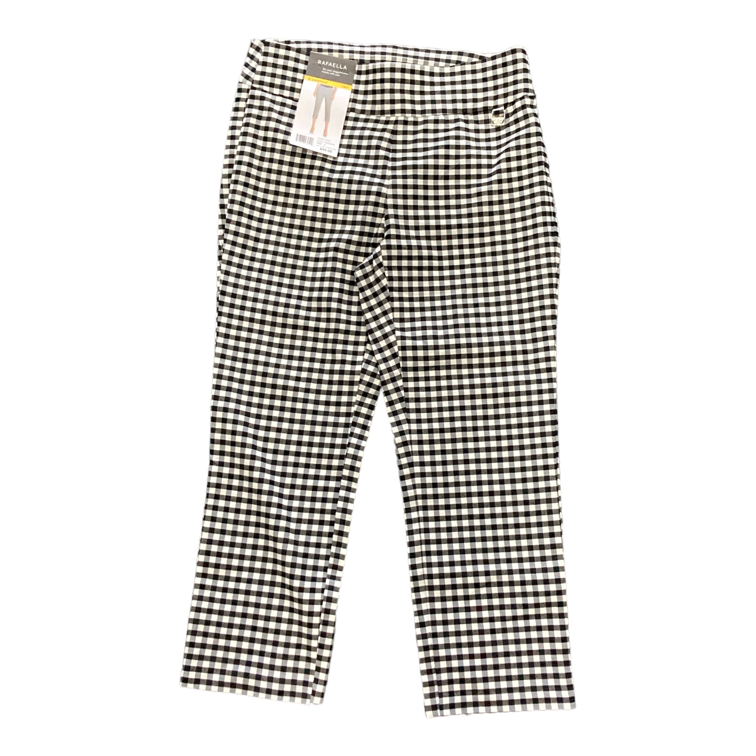Rafaella High Stretch Fabric with Comfort Elastic Waistband Pull-on Capri - Picture 3 of 3