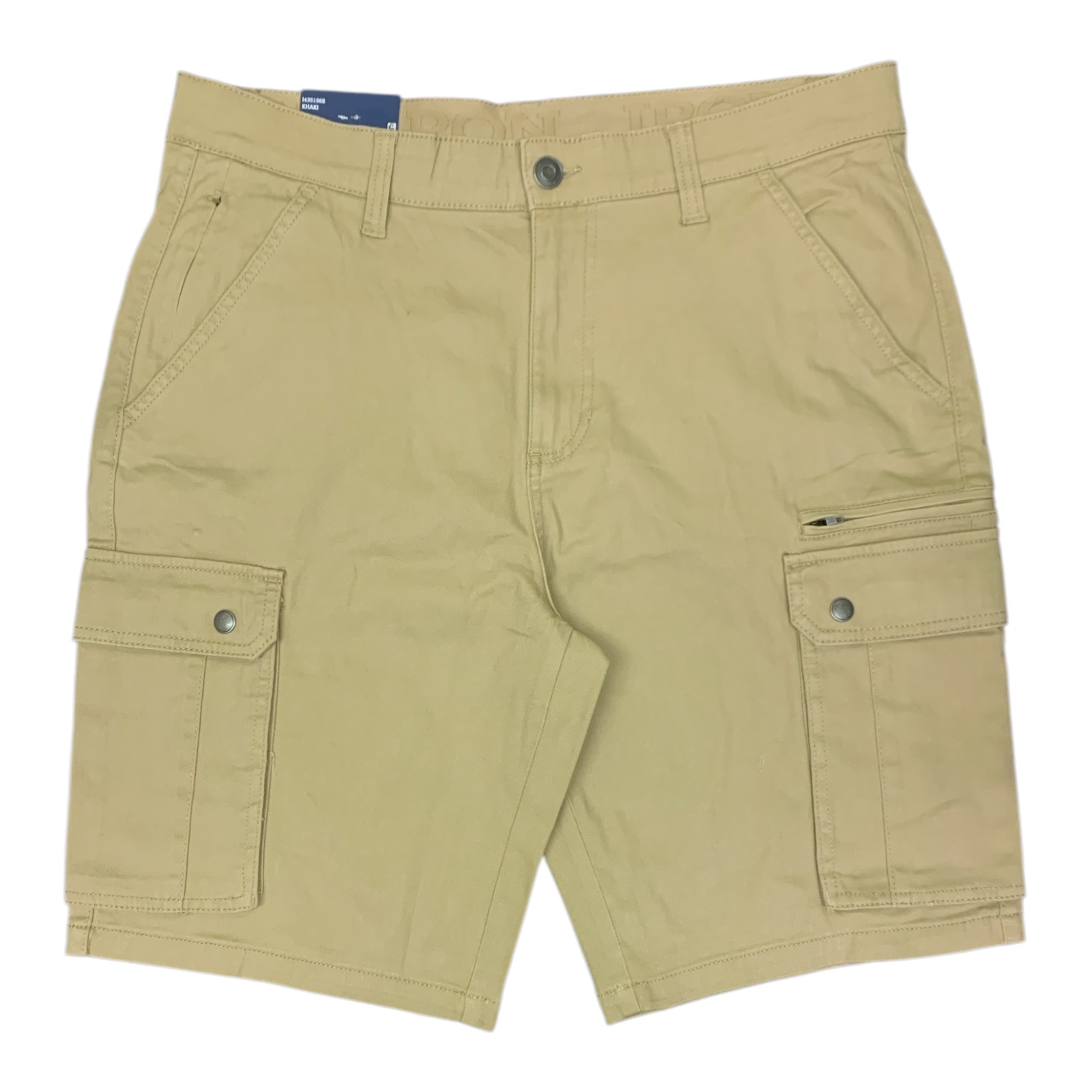 Iron Clothing Co. Men’s Regular Fit Stretch Cargo Short with Side Zipper Cargo