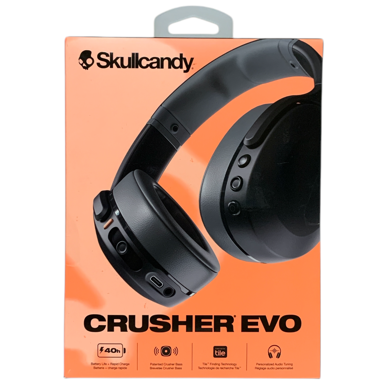 Skullcandy Crusher Evo Cuffie Bluetooth Wireless, Design OverEar Pieghevole Piatto - Foto 2 di 5
