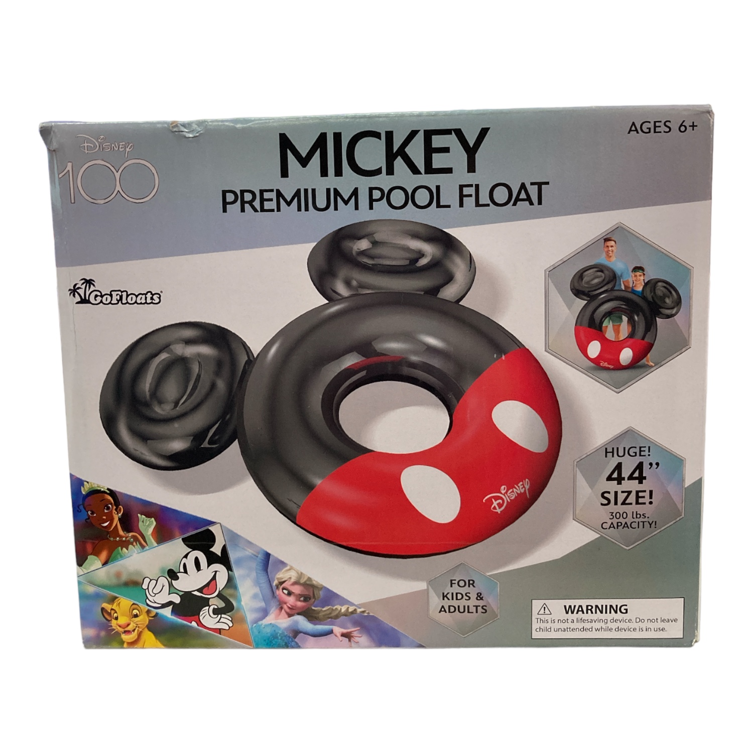 Огромные 44 тюбика для вечеринок в бассейне премиум-класса Disney Float от GoFloats 4390₽