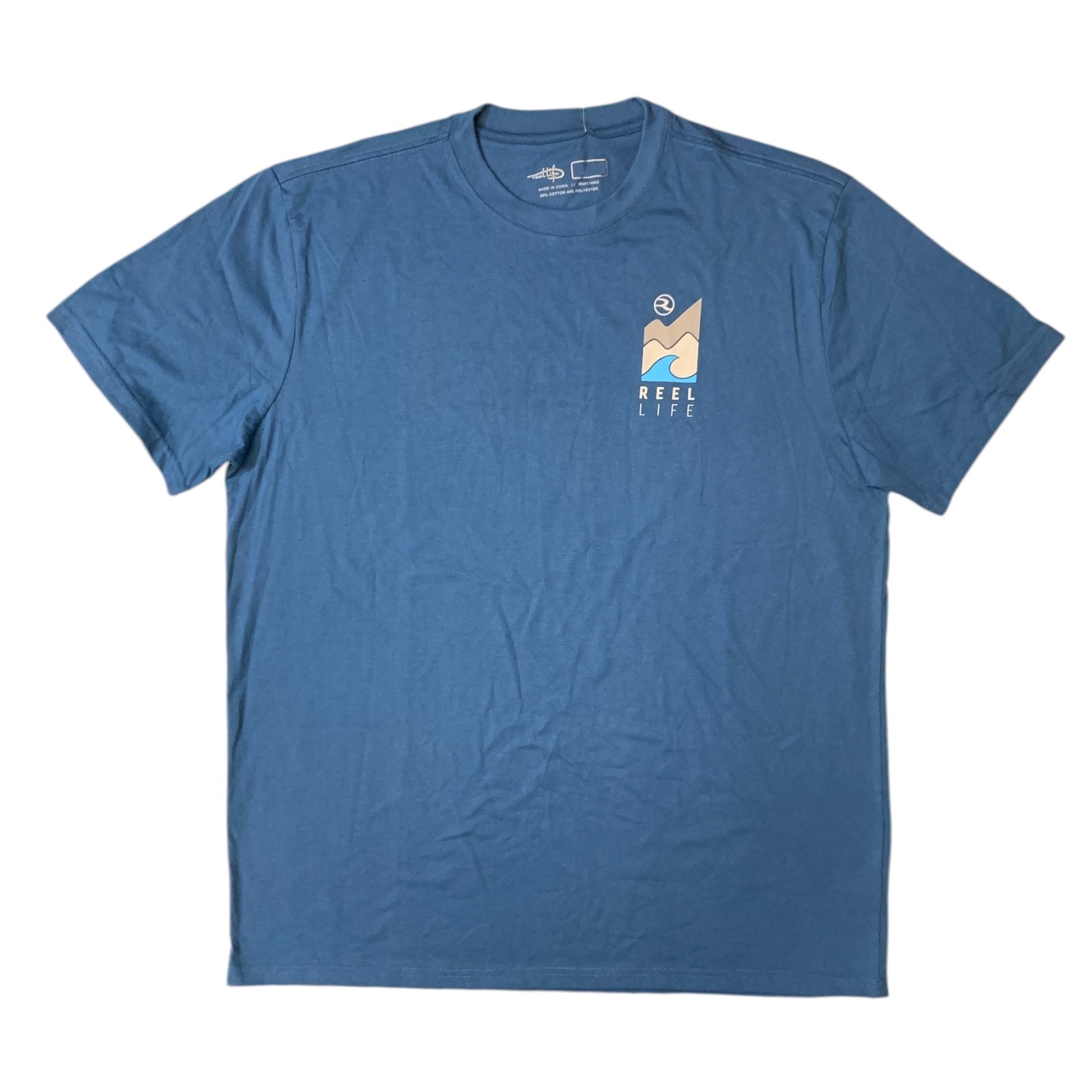Reel Life Men's Short Sleeve Relaxed Fit Graphic Tee