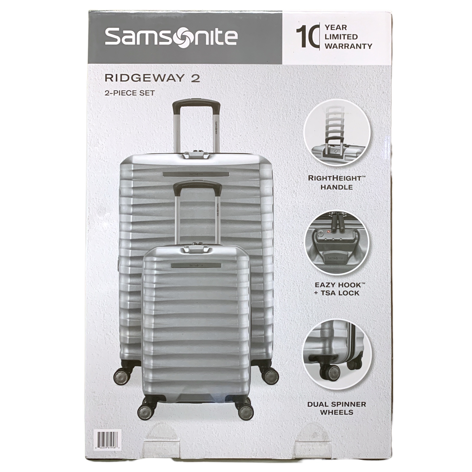 イケシリグッズ Samsonite Ridgeway II 2-Piece Hardside Set, Checked & Carry-On