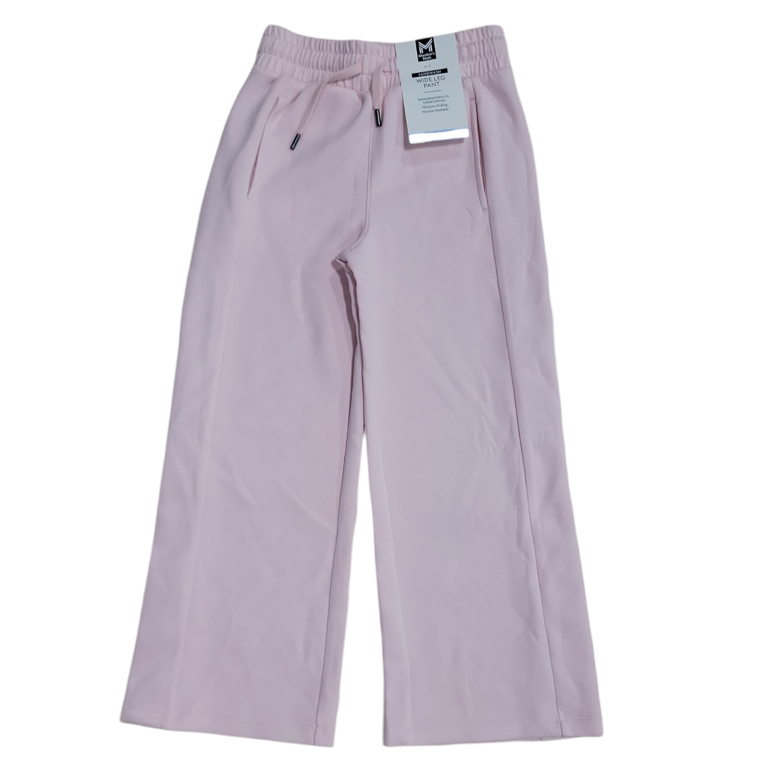 Member's Mark Girls Sandwash Moisture Wicking Wide Leg Pant - Picture 9 of 10