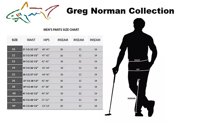 Greg Norman Men's Golf Performance Stretch Fabric Classic Fit Pant - Picture 10 of 11