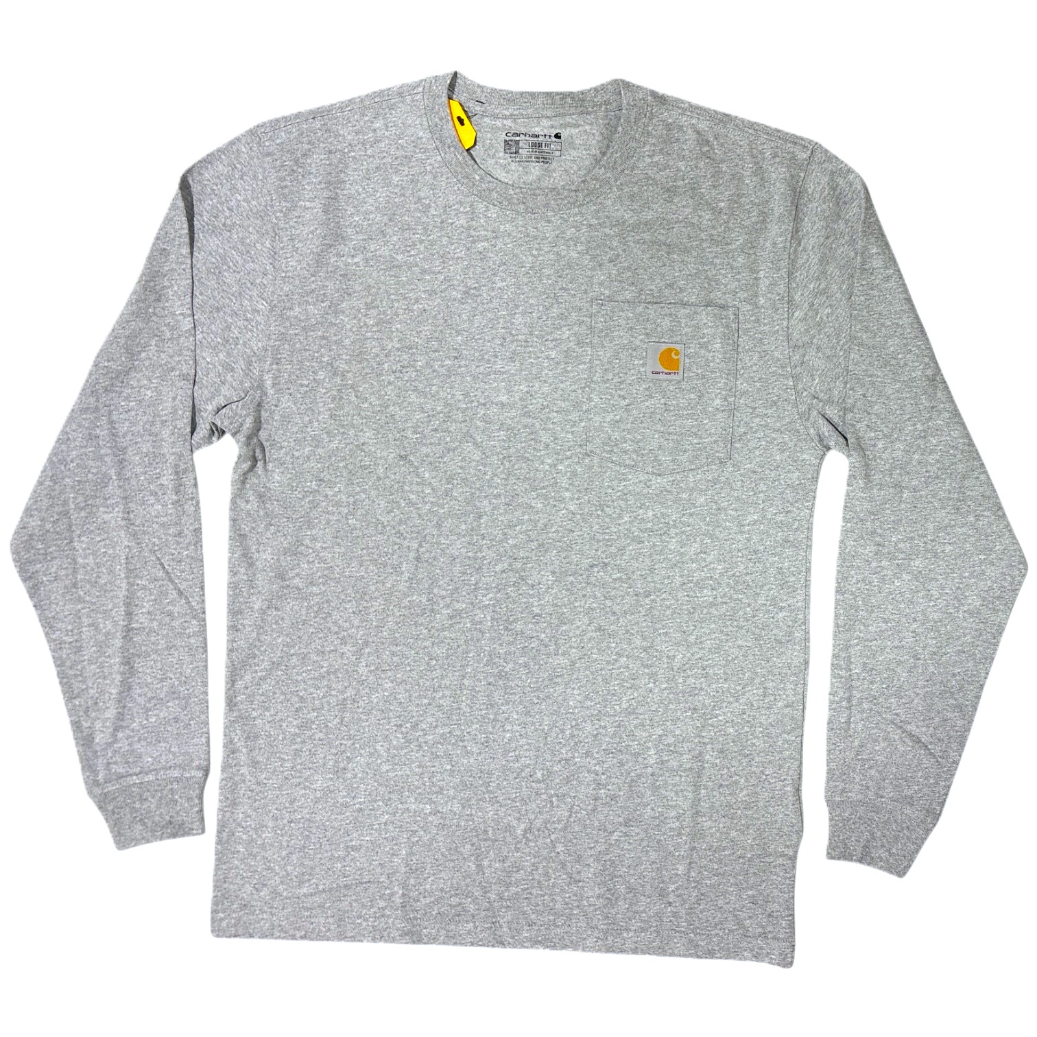 Carhartt Men’s Heavyweight Long Sleeve Loose Fit Pocket T-Shir, TK0126-M