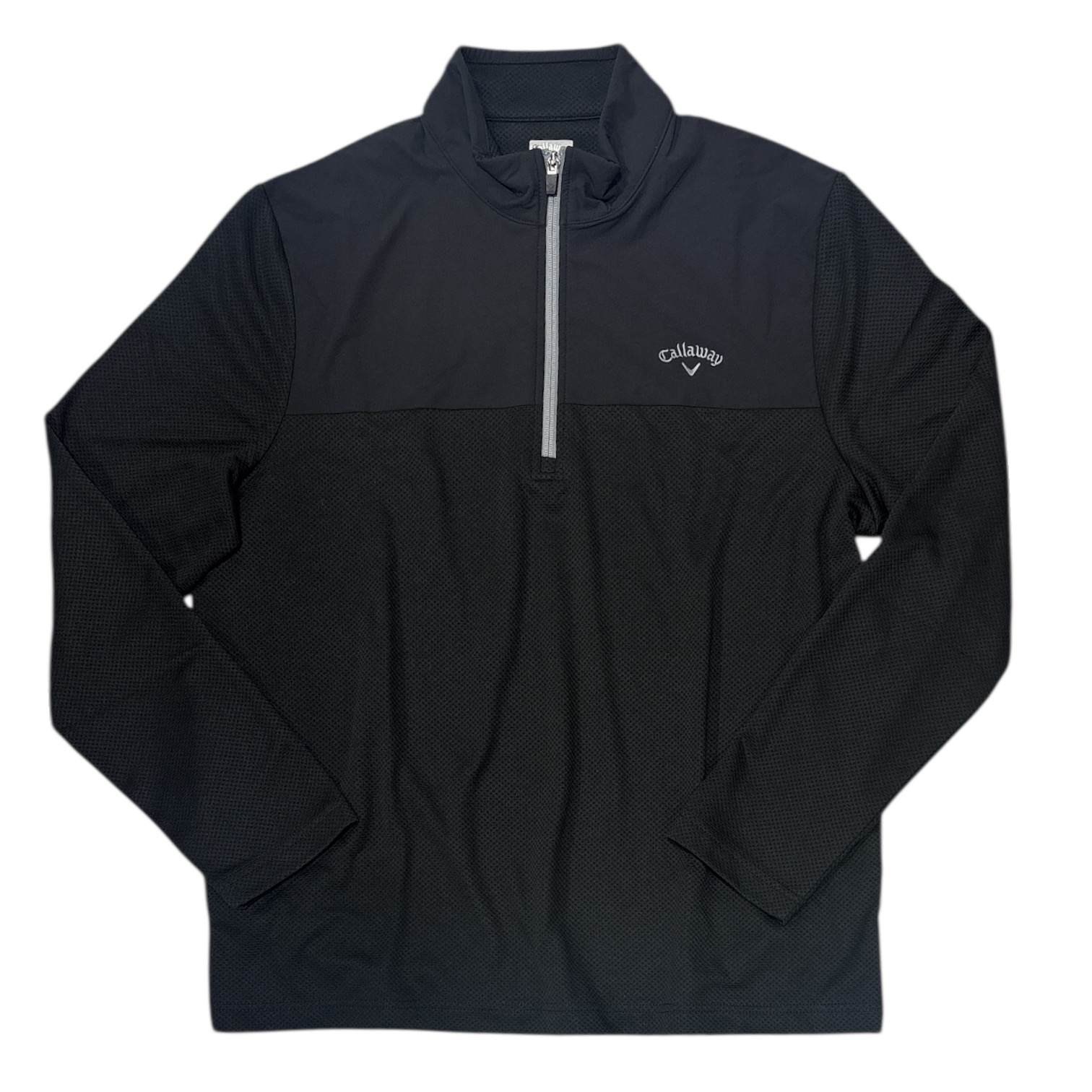 Callaway Men's Quarter Zip UPF 50 Collared Pullover w/ Pocke