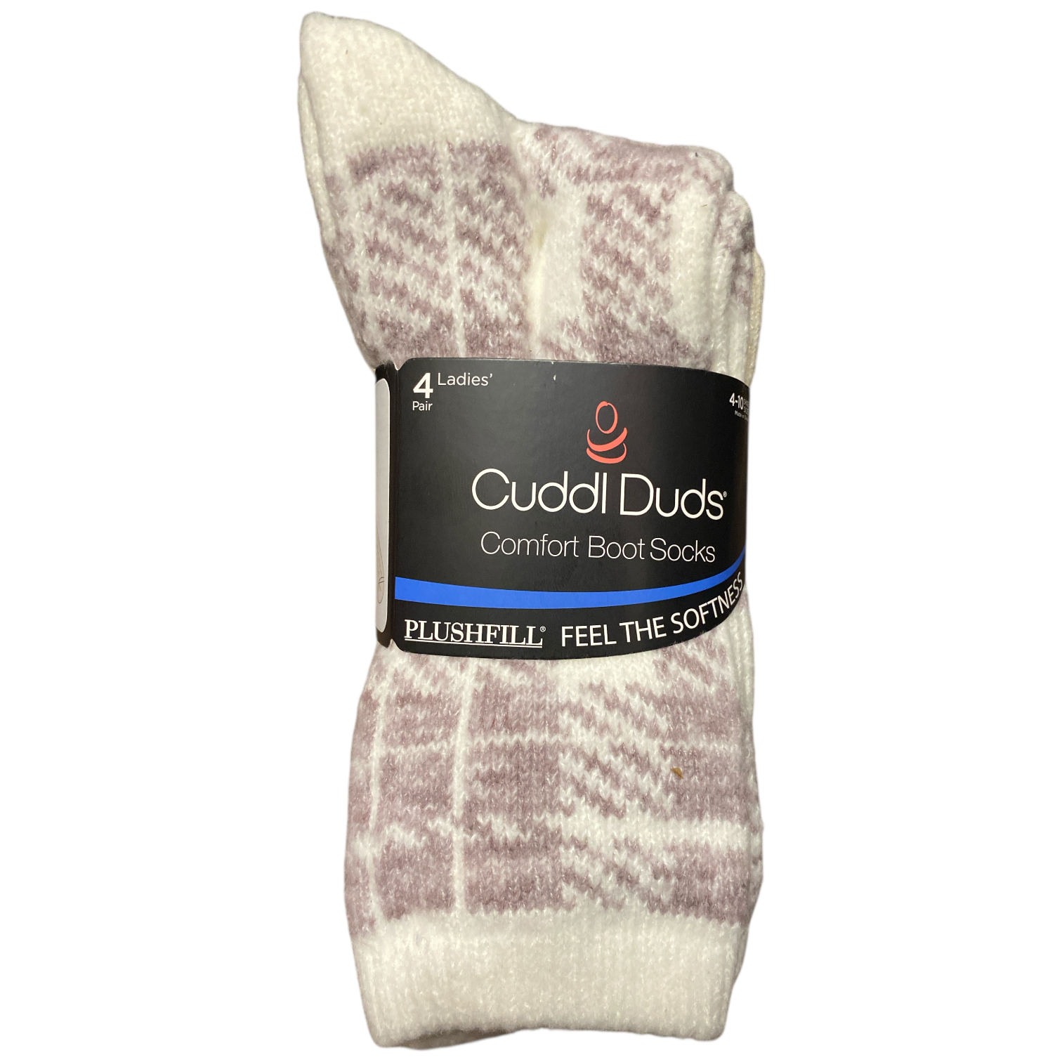 Cuddl Duds Women's Plushfill Super Soft Comfort Boot Socks, 4 Pair - Picture 7 of 8