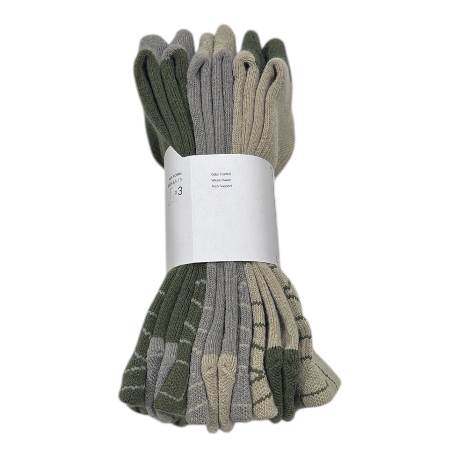 Under Armour Men's UA Phenom Cushioned Crew Sock, 3 Pair, US00273