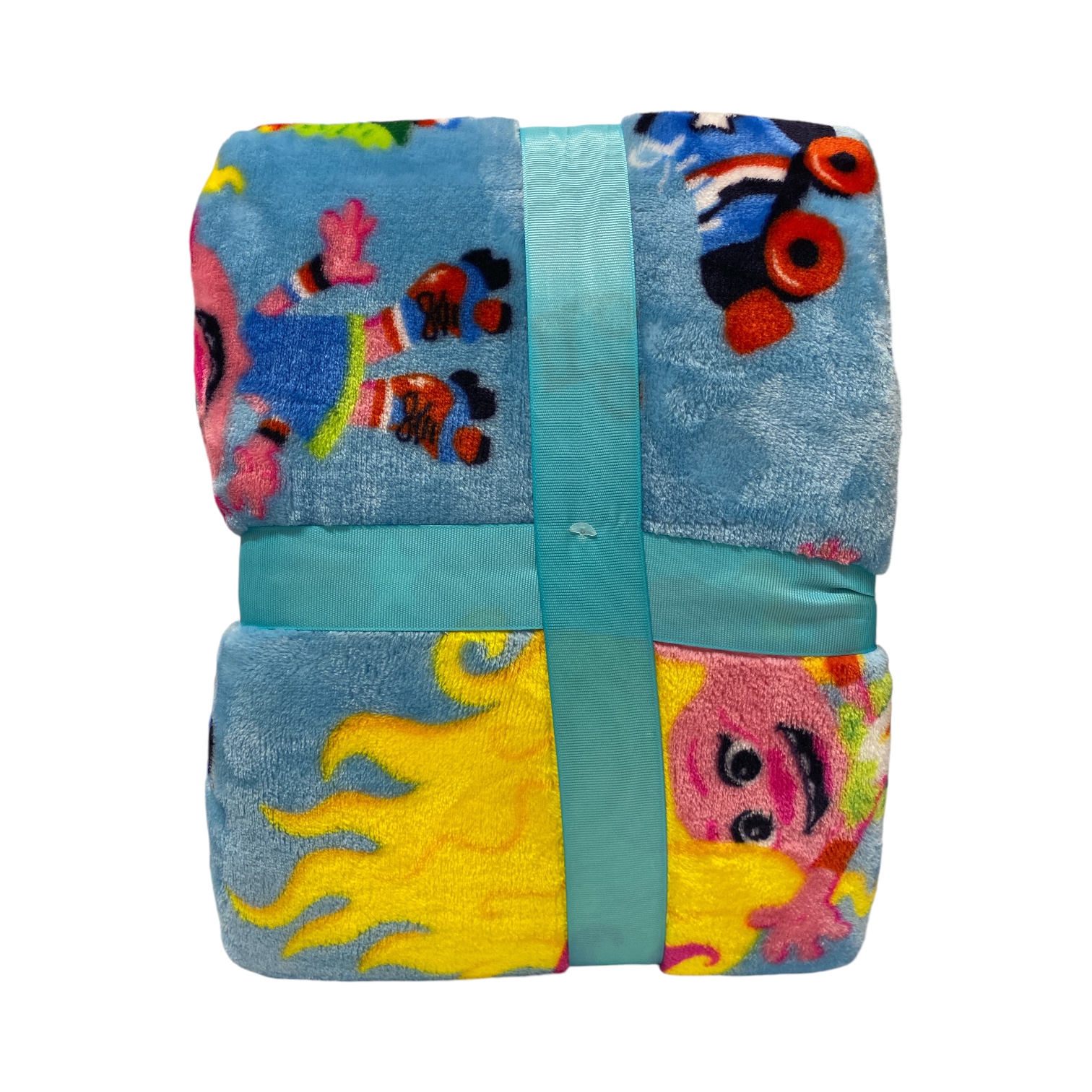 Licensed 3-Piece Kids Character Travel Set, with Neck Pillow, Throw, & Eye Mask